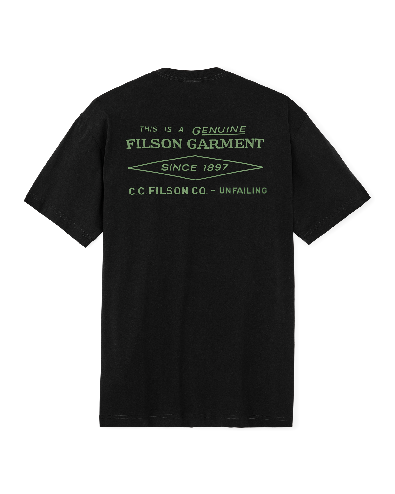 Alternate view of the Filson Diamond Graphic T-shirt - Black