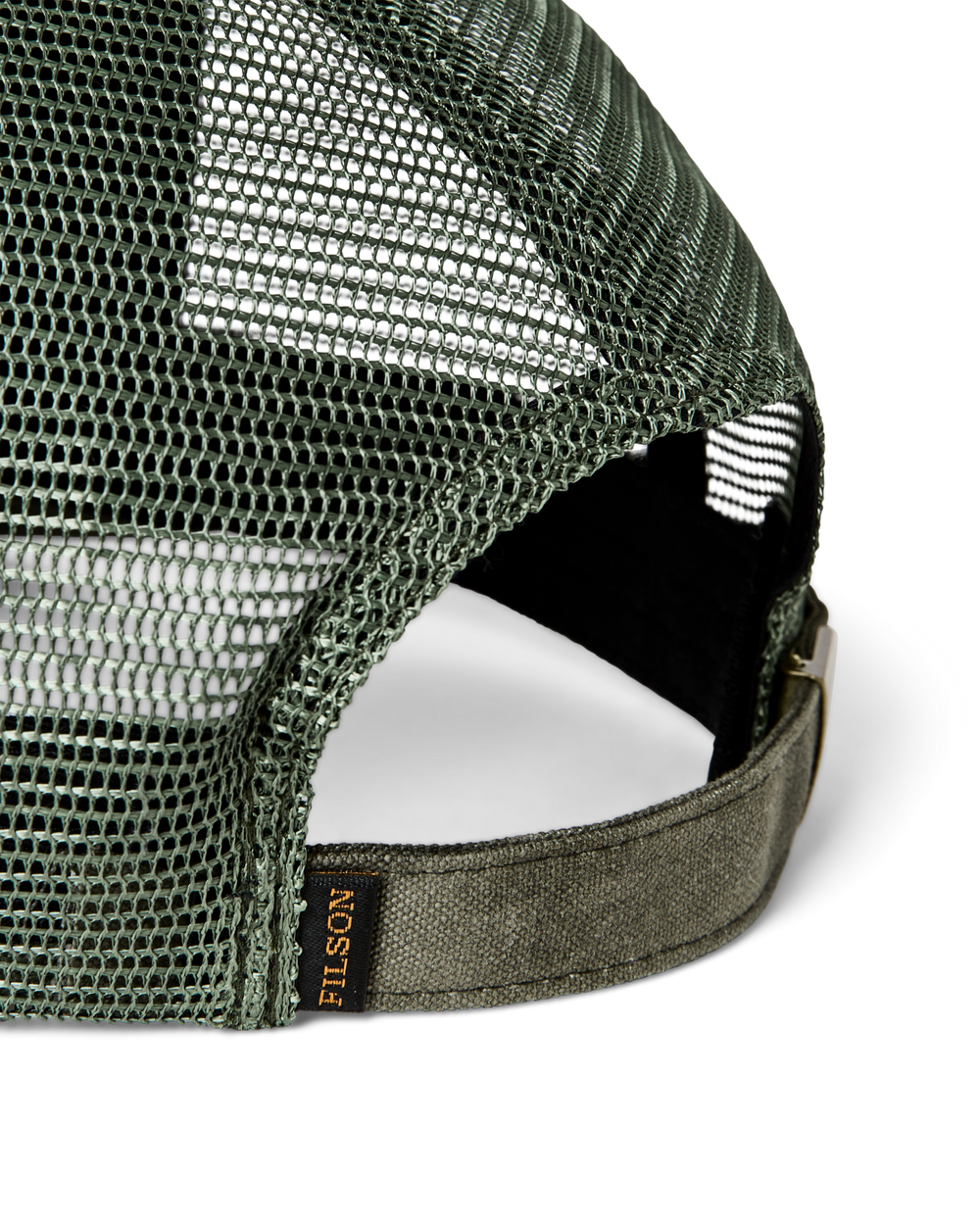Alternate view of the Filson Scenic Logger Mesh Cap - Otter Green