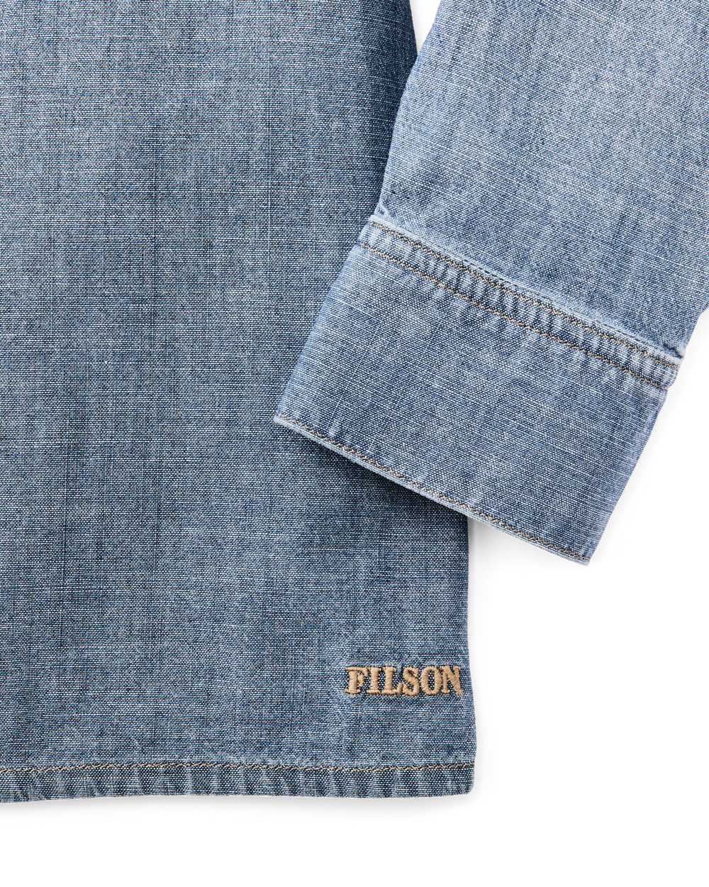 Women's Chambray Shirt - Light Indigo Chambray