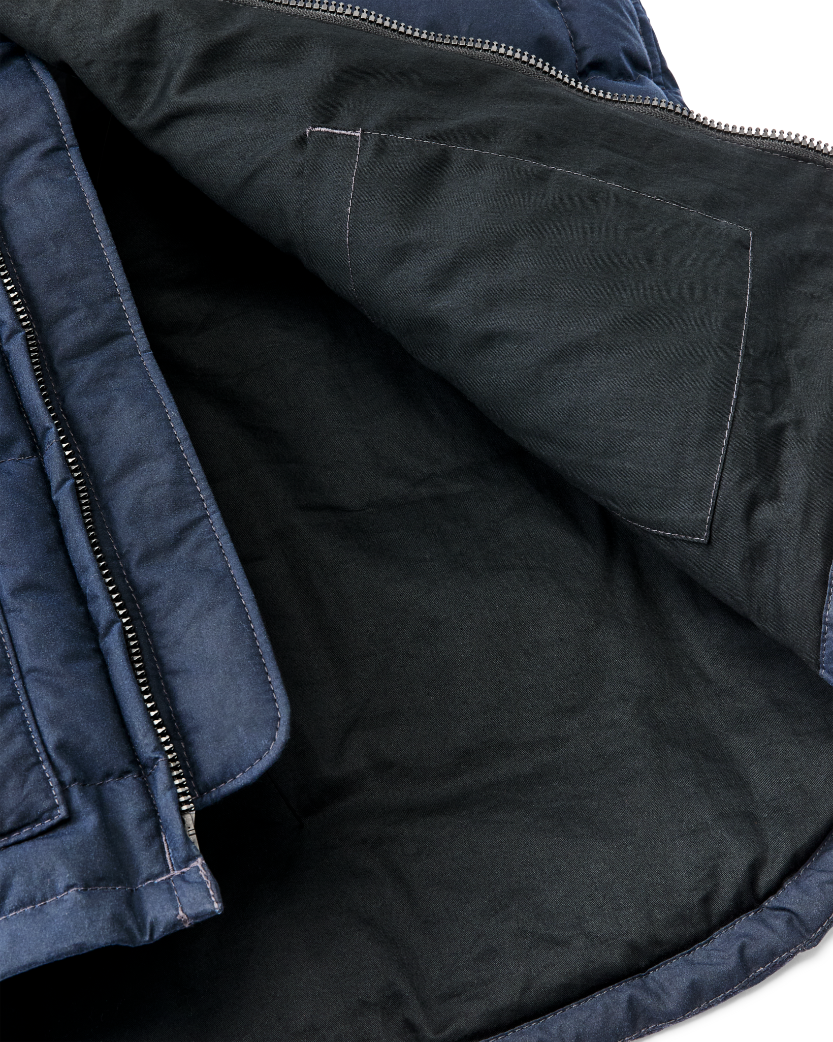 Waxed Down Vest - Night Sky