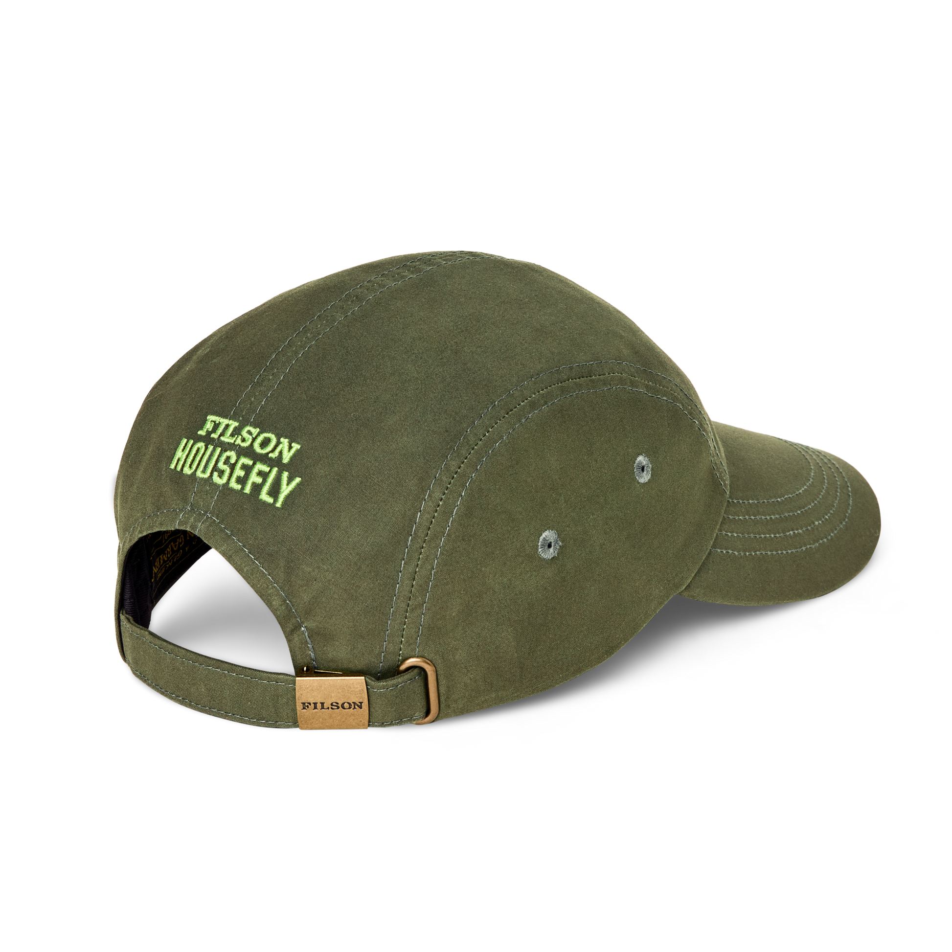 Alternate view of the Filson Filson X Housefly Ranger Duckbill Cap - Otter Green