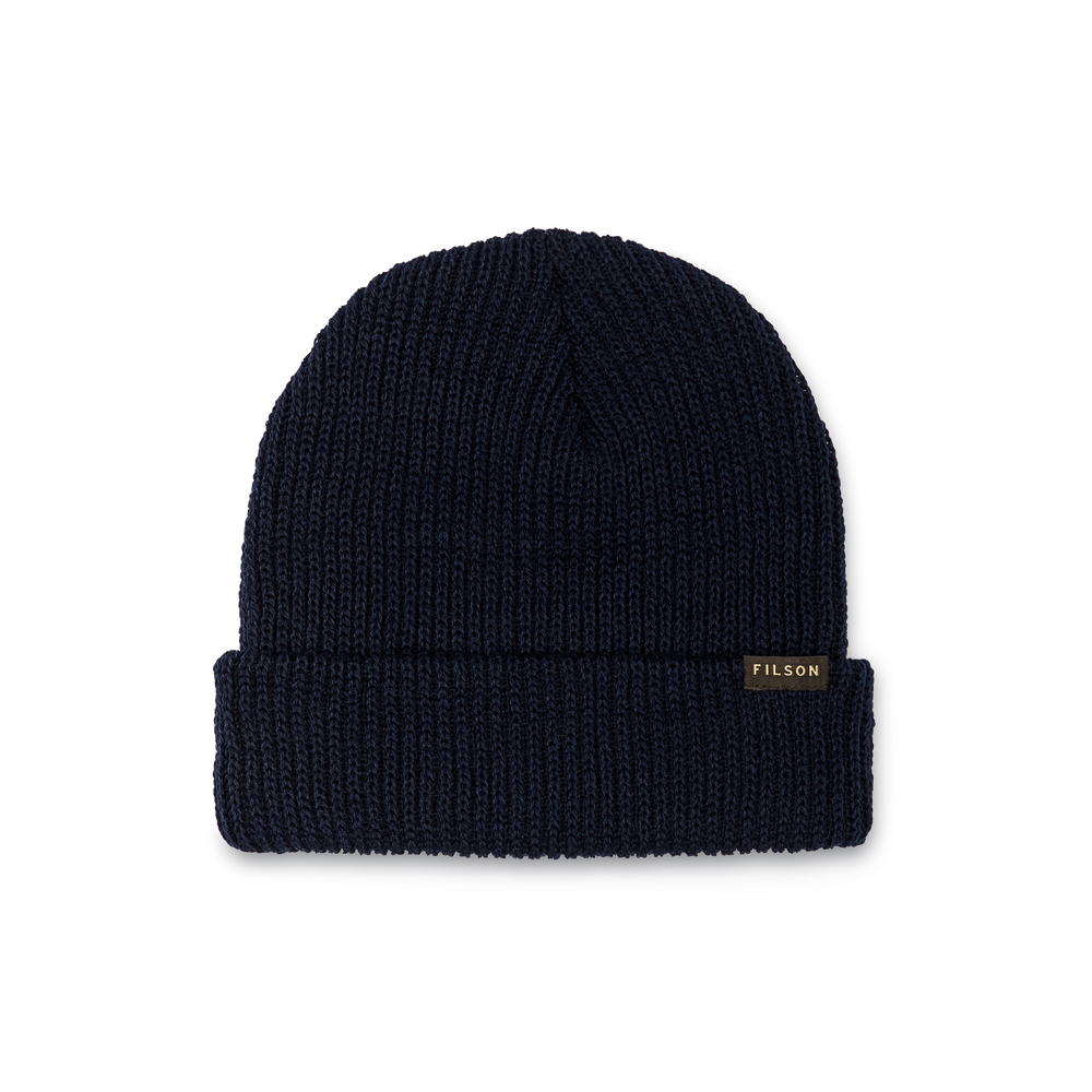 Front-facing image of the Filson Watch Cap - Navy