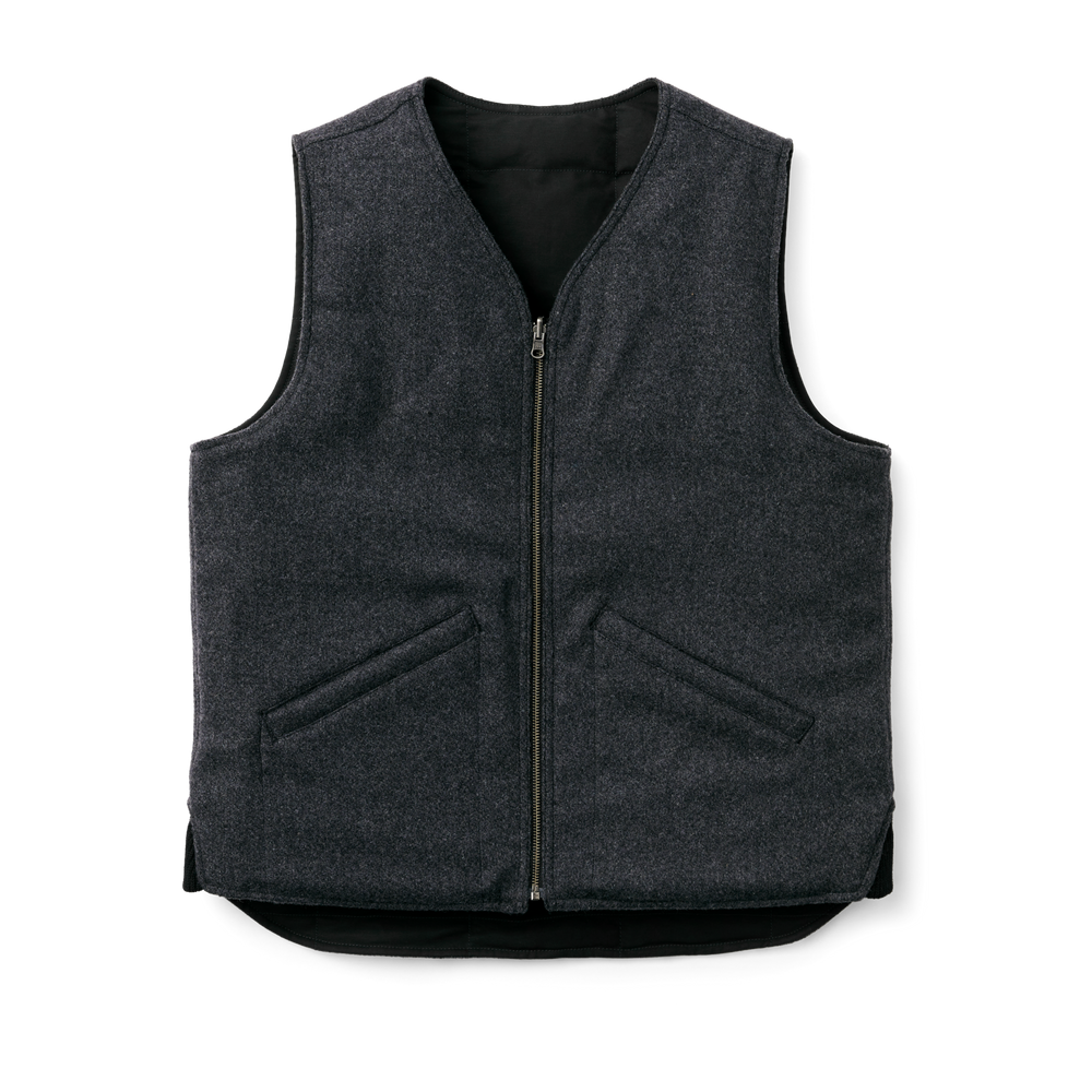 Alternate view of the Filson Buckland Down Vest - Charcoal