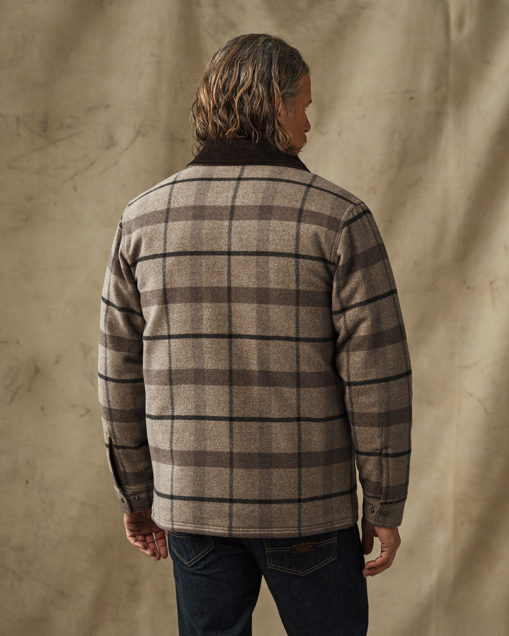 Spokane Insulated Cruiser Jacket - Brown Heather Plaid | Filson