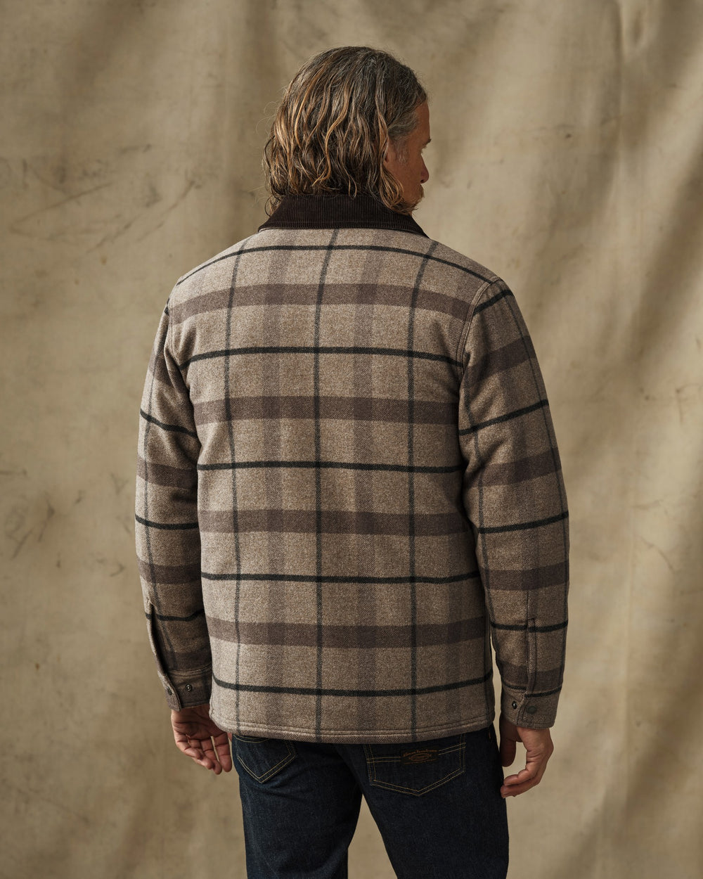 Spokane Insulated Cruiser Jacket - Brown Heather Plaid