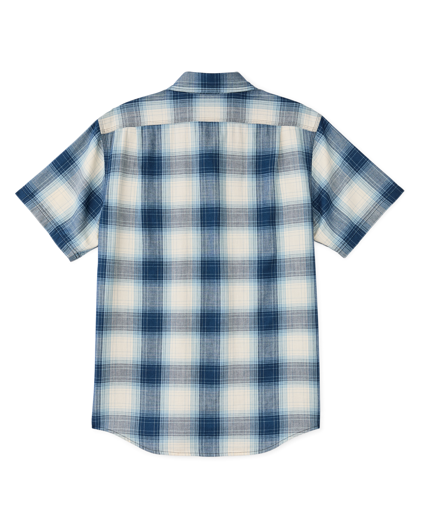 Alternate view of the Filson Short Sleeve Chambray Shirt  - Indigo Plaid
