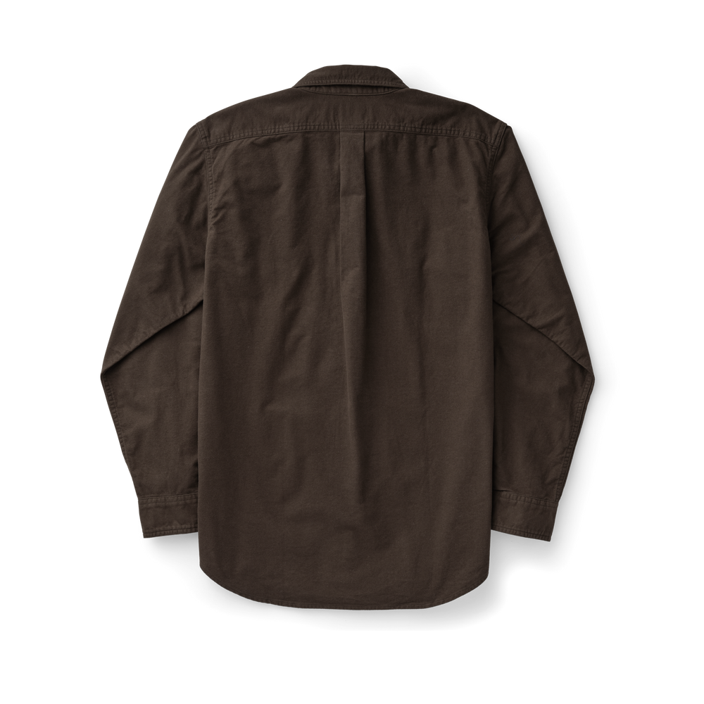 Alternate view of the Filson Field Flannel Shirt - Cigar Brown