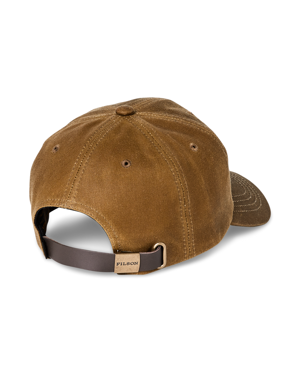 Alternate view of the Filson Waxed Low-profile Logger Cap - Dark Khaki