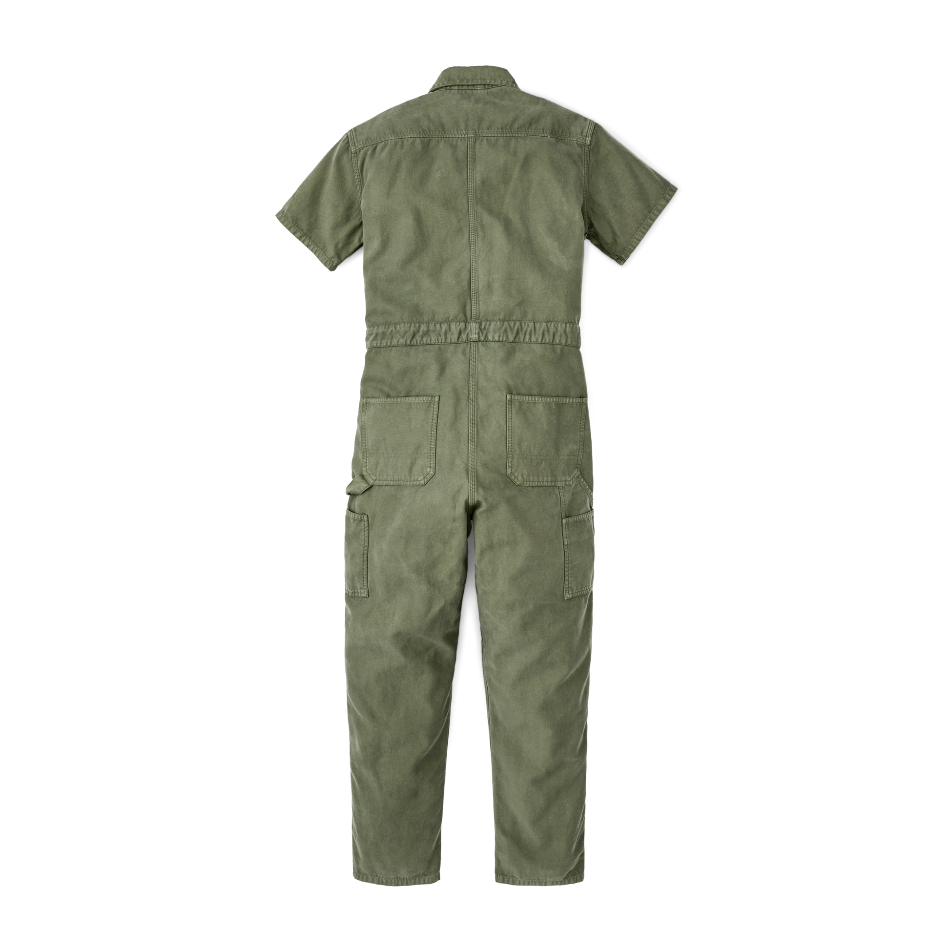 Alternate view of the Filson Women's Field Short Sleeve Coverall - Army Green