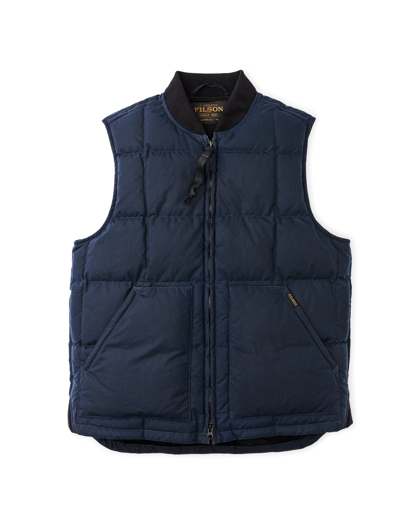 Waxed Down Vest - Night Sky