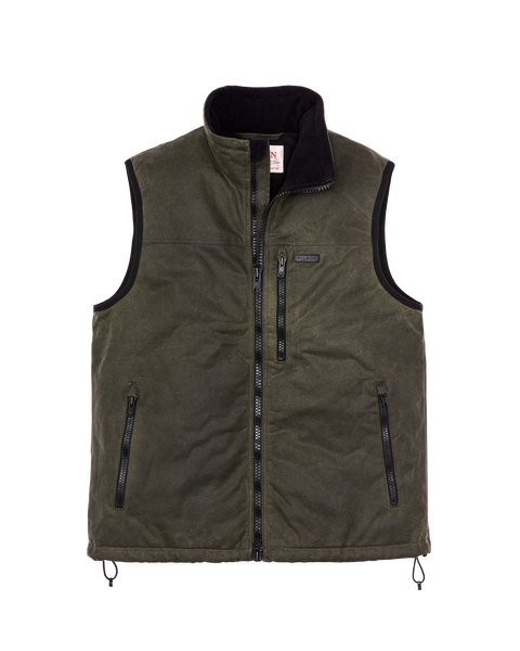Tin Cloth Primaloft Vest - Otter Green | Filson
