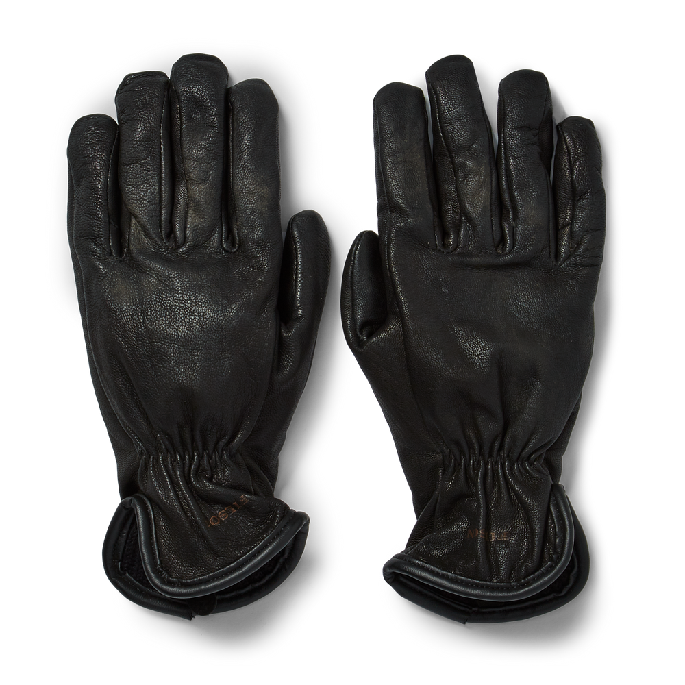 Filson Original Lined Goatskin Gloves Black M