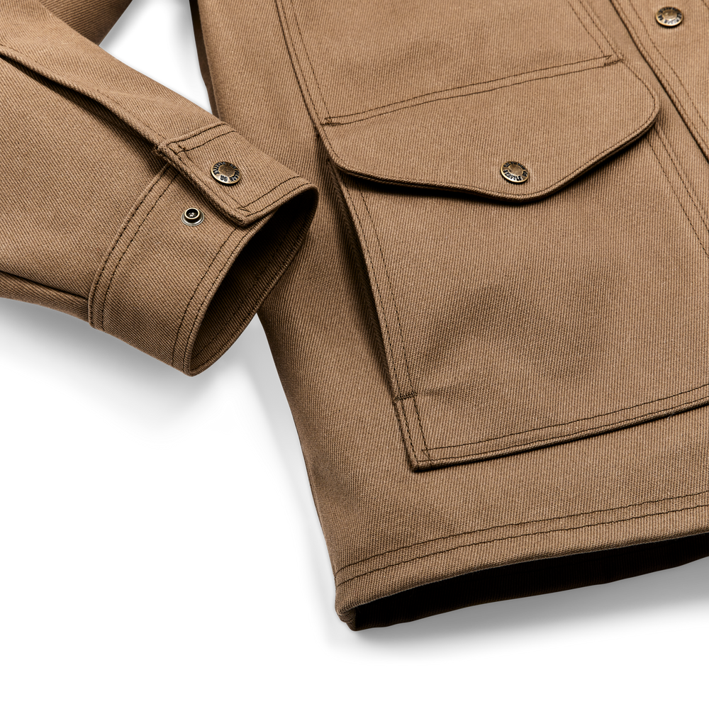 Alternate view of the Filson Rugged Twill Cruiser Jacket - Sepia