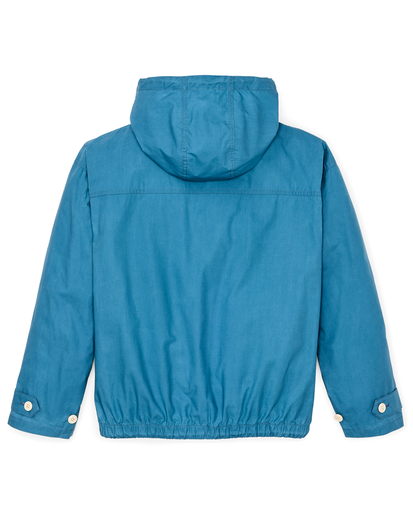 Women's Dry Wax Hooded Popover - Marine Blue