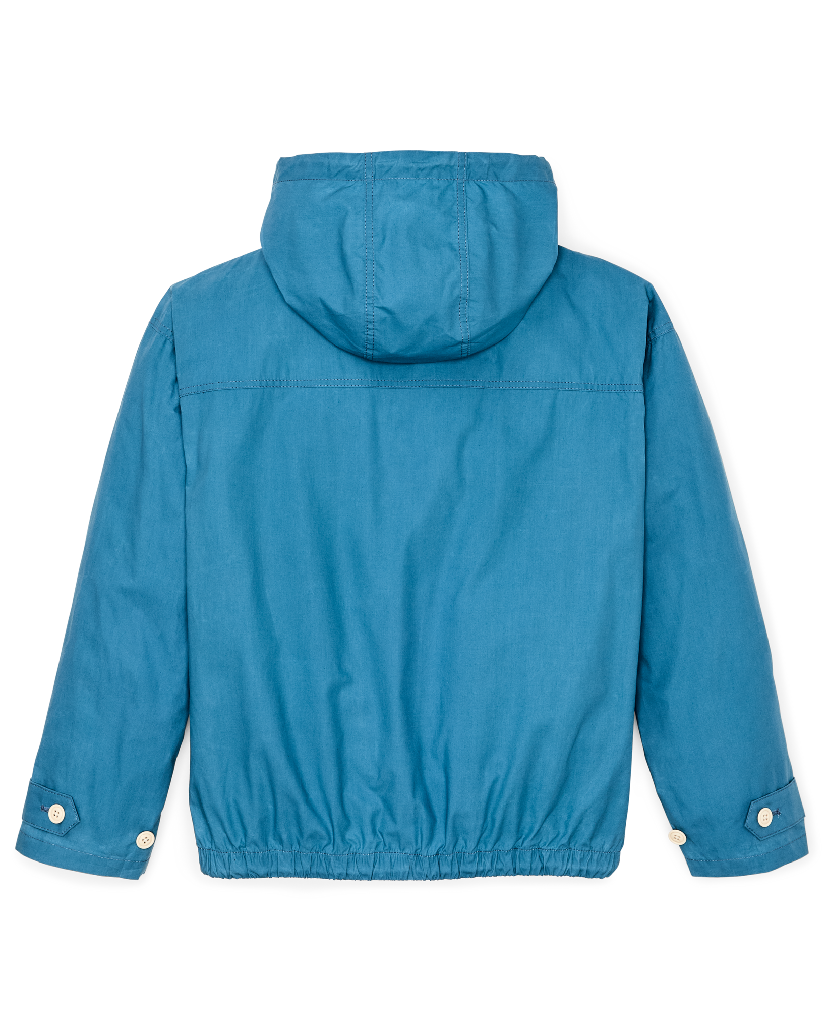 Women's Dry Wax Hooded Popover - Marine Blue