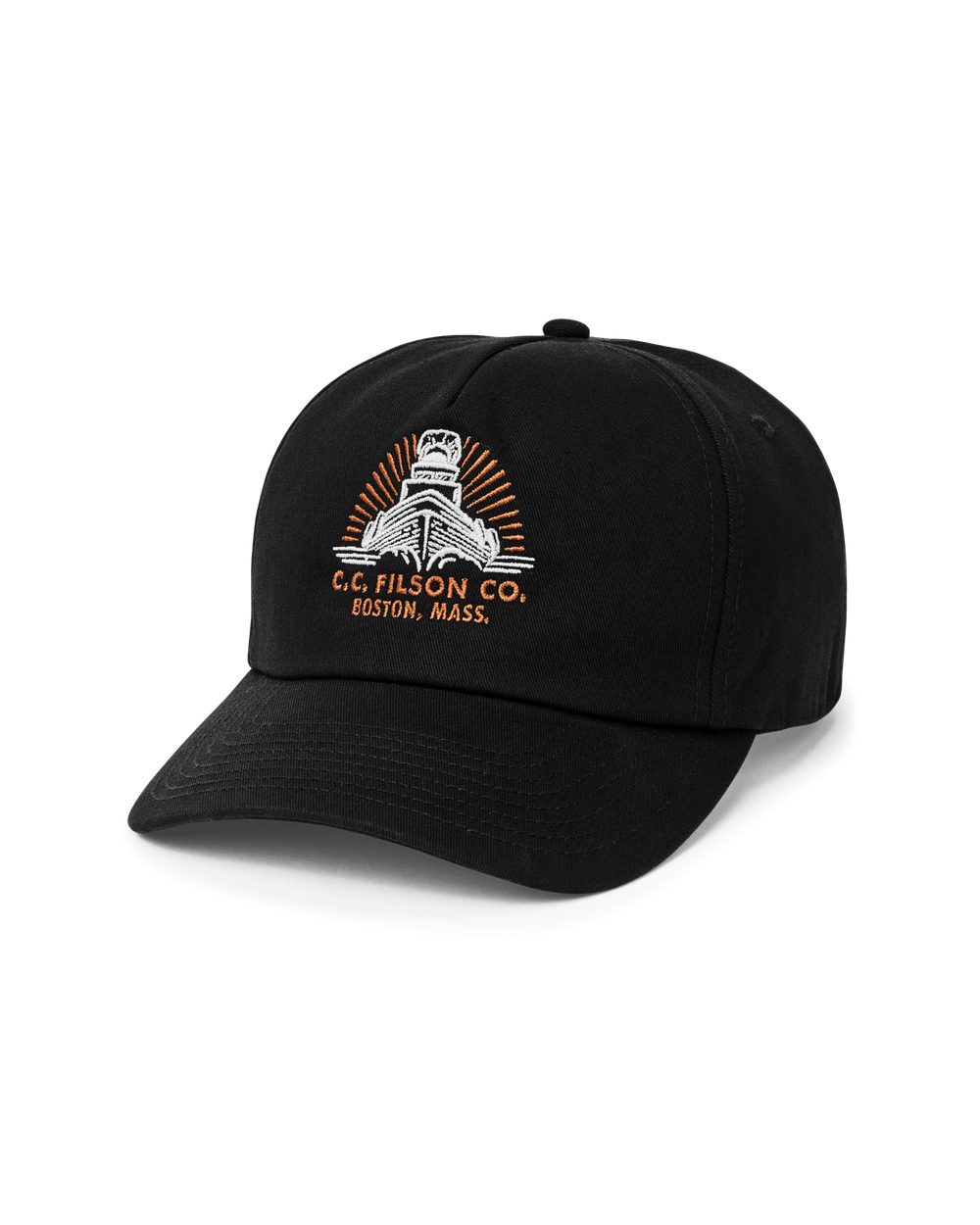 Boston Graphic Trucker Cap - Black