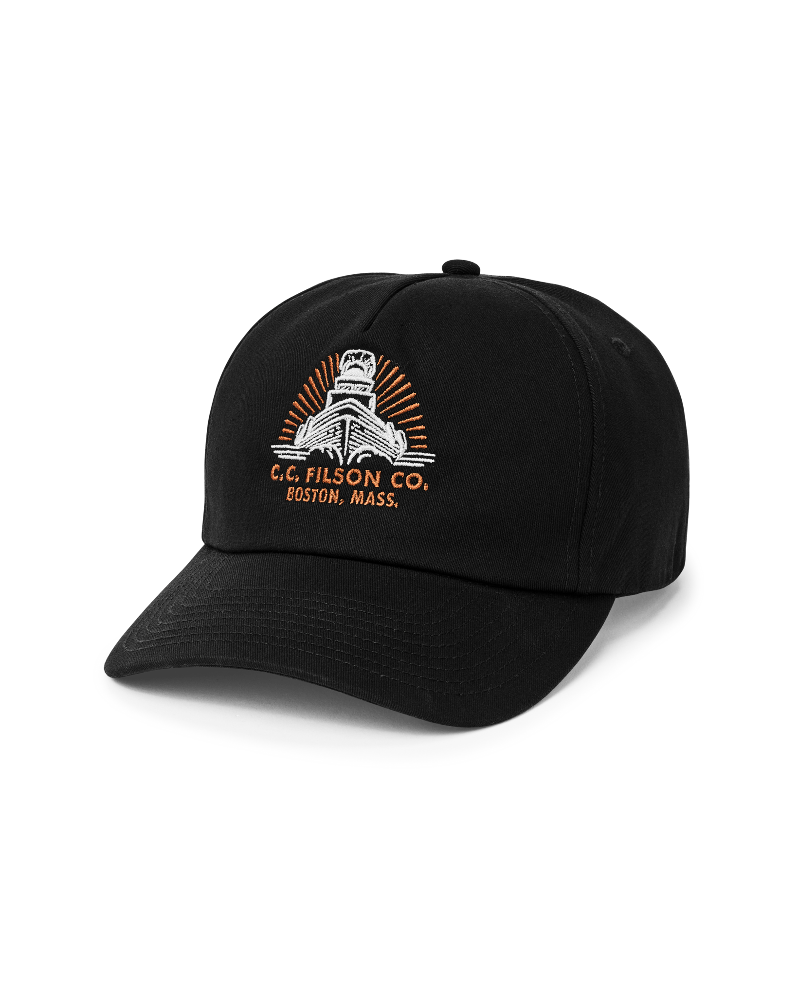 Boston Graphic Trucker Cap - Black