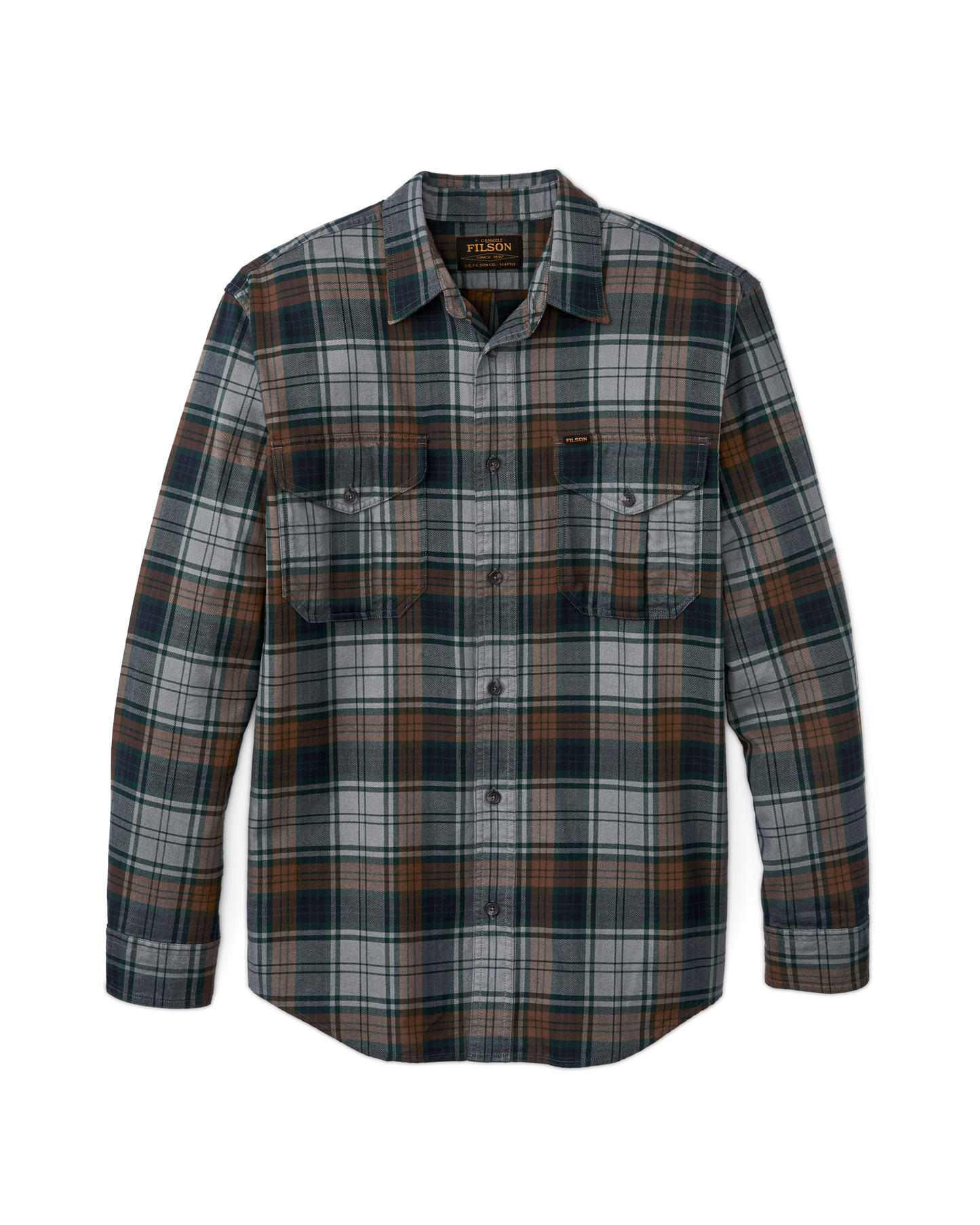 Lightweight Alaskan Guide Shirt - Gray / Navy / Multi Plaid