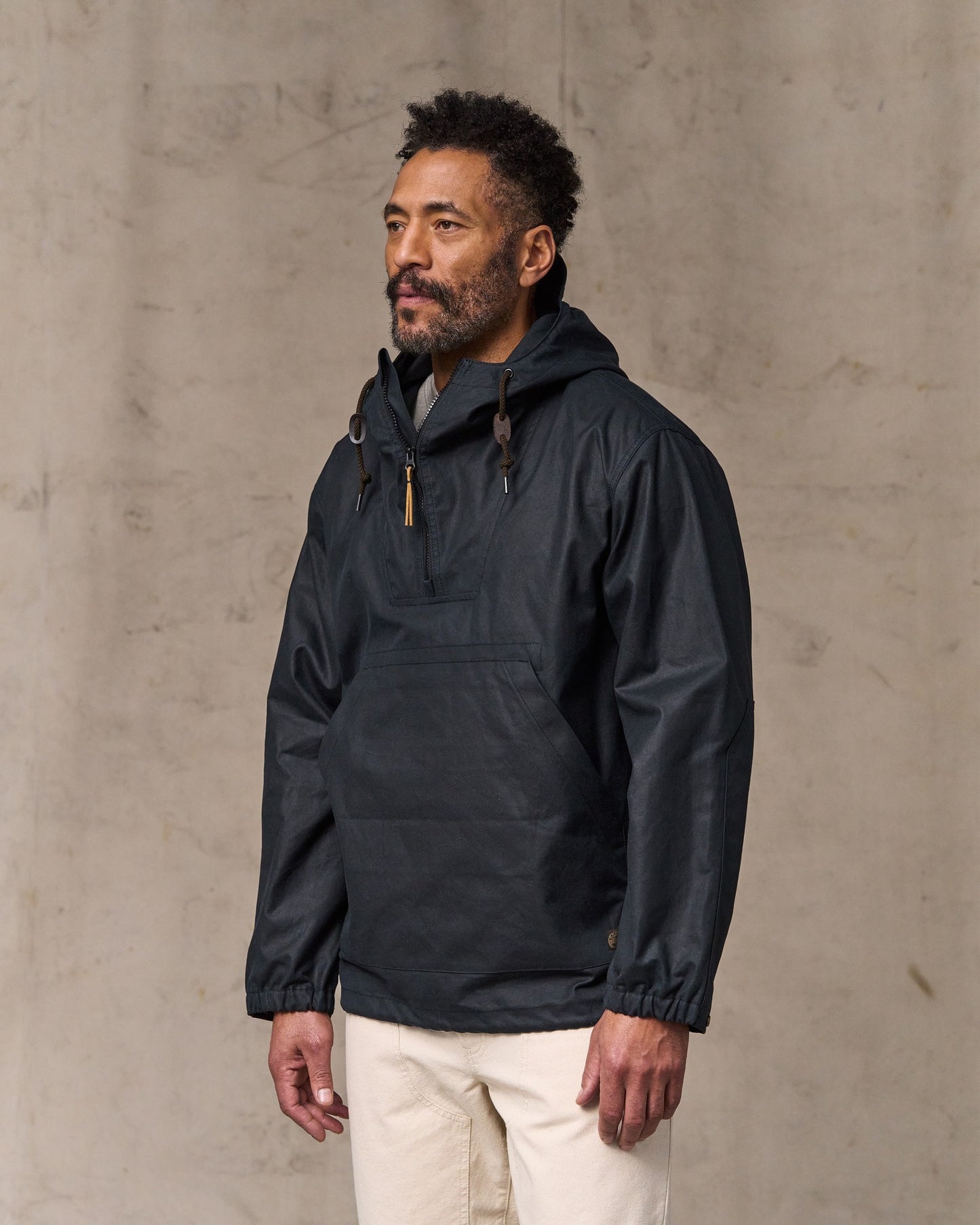 Shelter Cloth Waxed Anorak - Harbor Blue