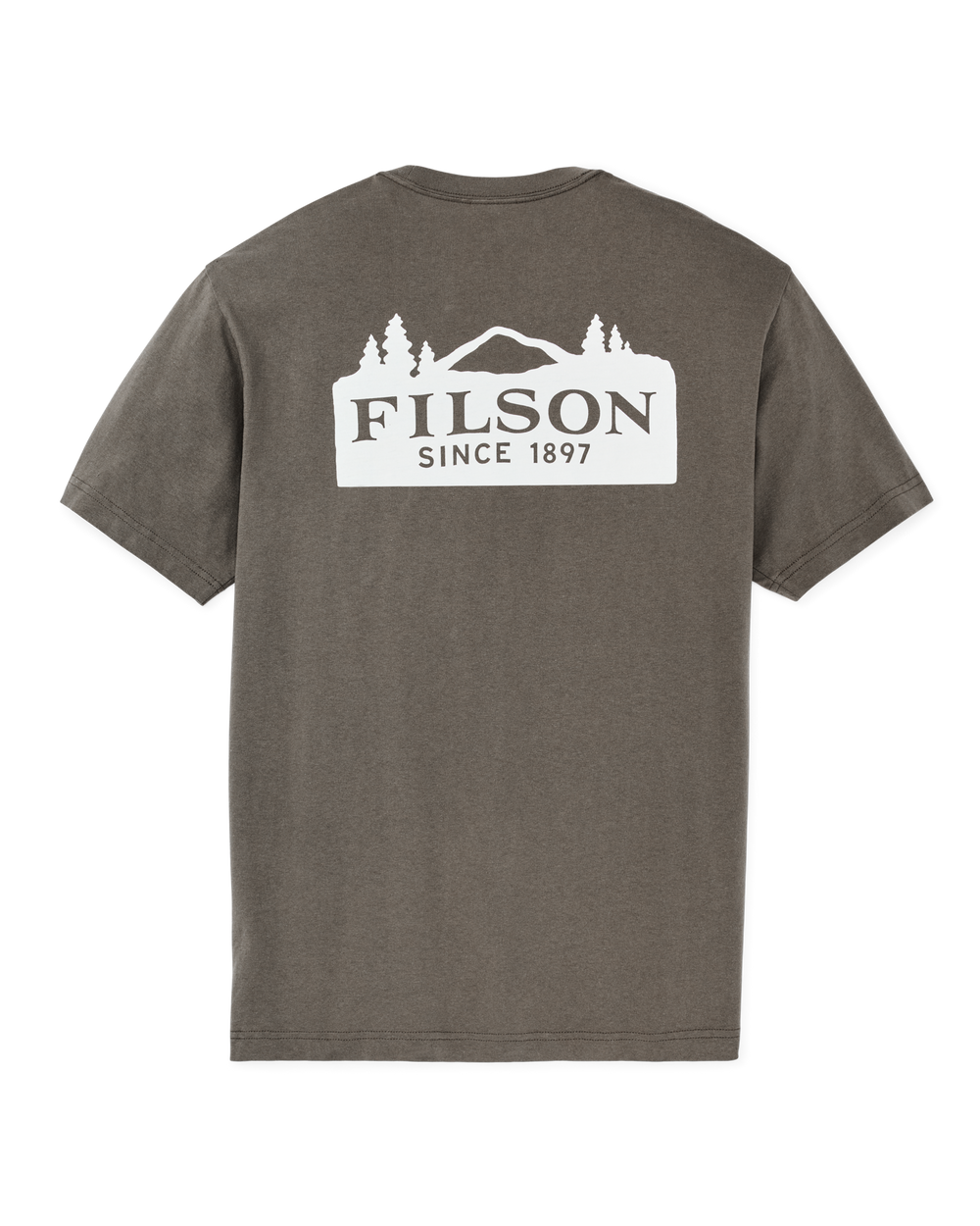 Alternate view of the Filson Scenic Graphic T-shirt - Hawk Brown