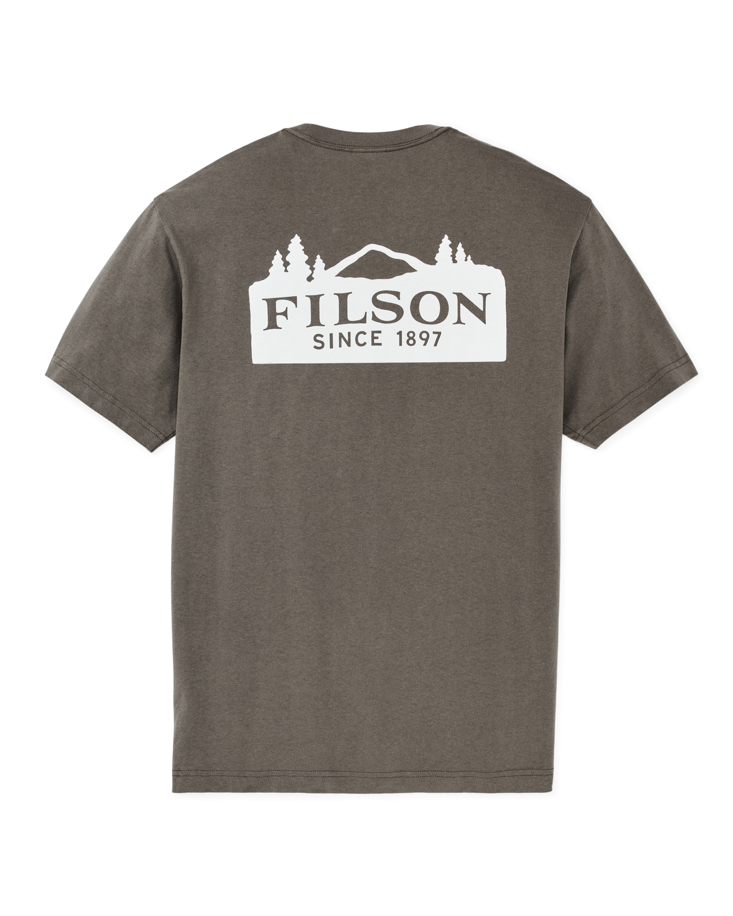 Alternate view of the Filson Scenic Graphic T-shirt - Hawk Brown