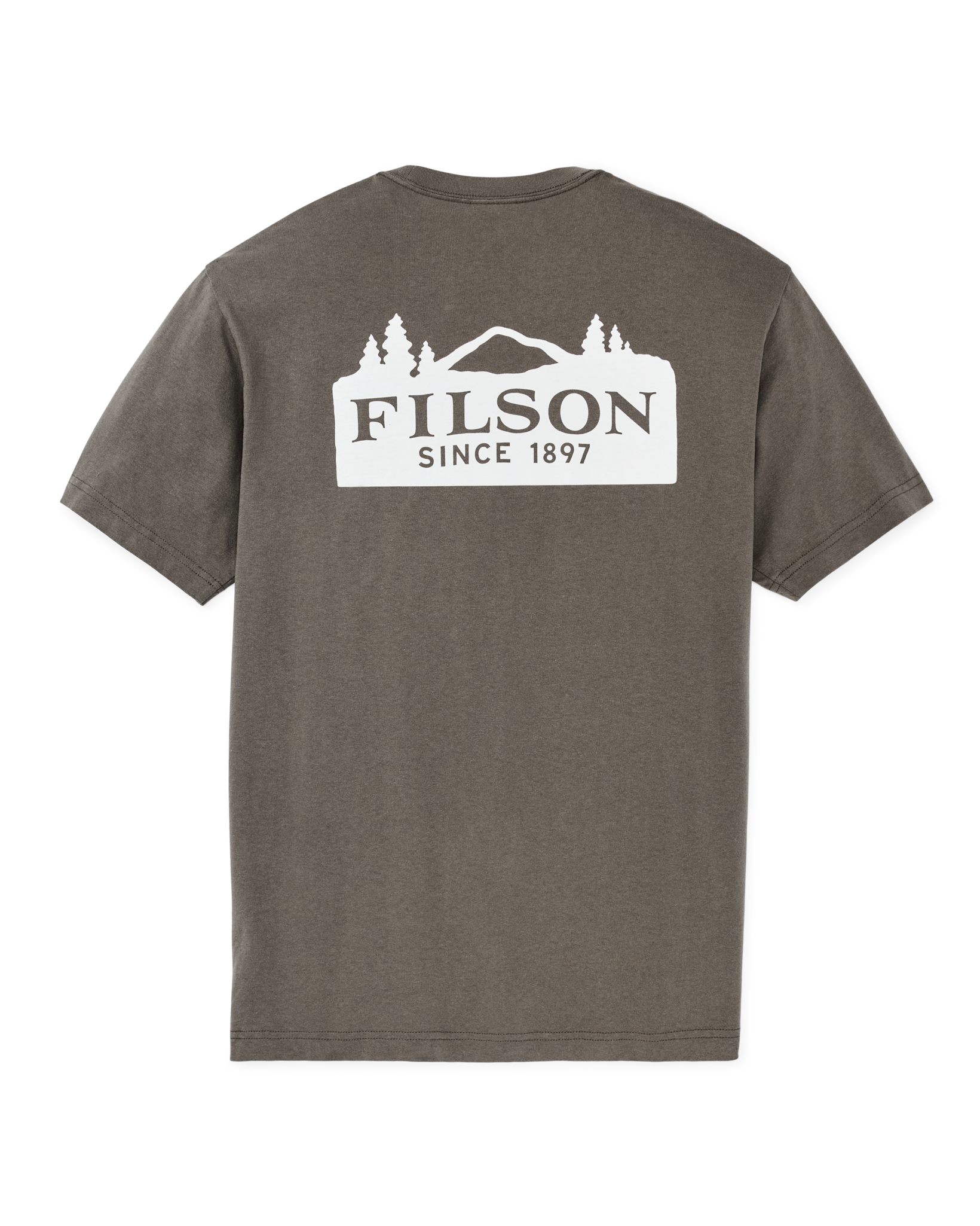 Alternate view of the Filson Scenic Graphic T-shirt - Hawk Brown