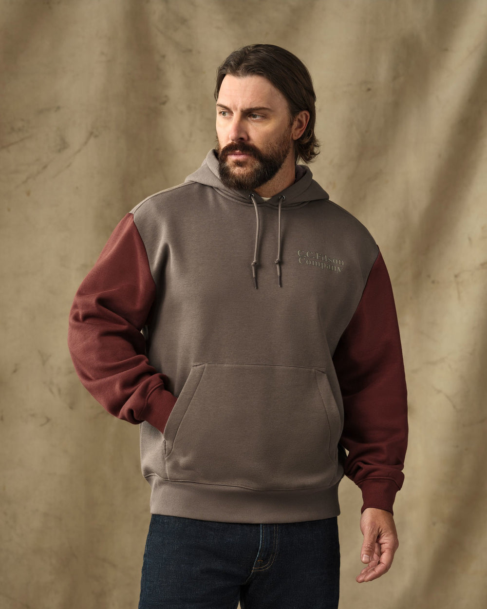 Valley Graphic Hoodie - Hawk Brown