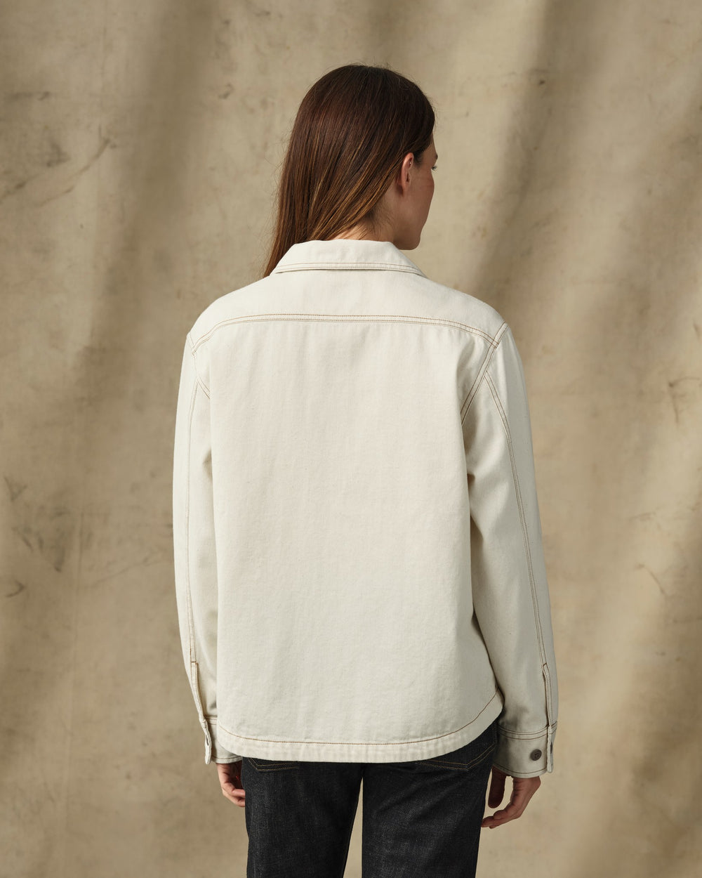 Women's Denim Shirt - Natural Seed