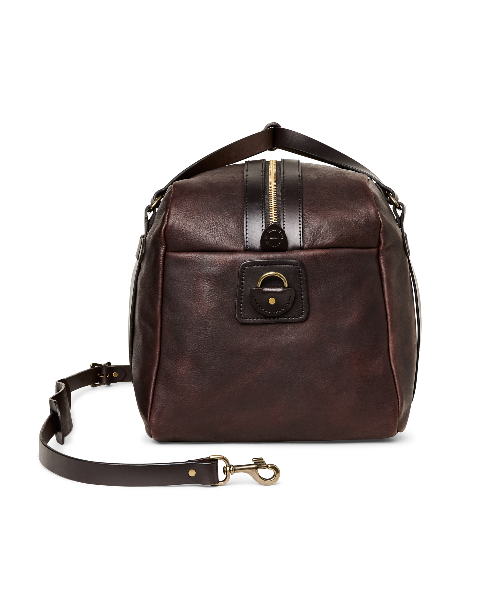 Heritage Leather Medium Duffle Bag - Ballard Brown