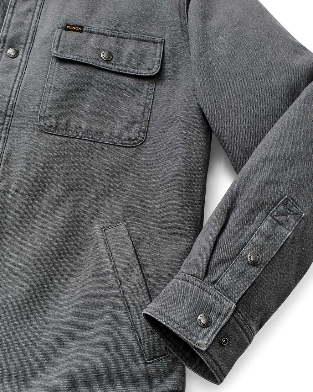 Fleece Lined Jac-Shirt - Rockslide Gray