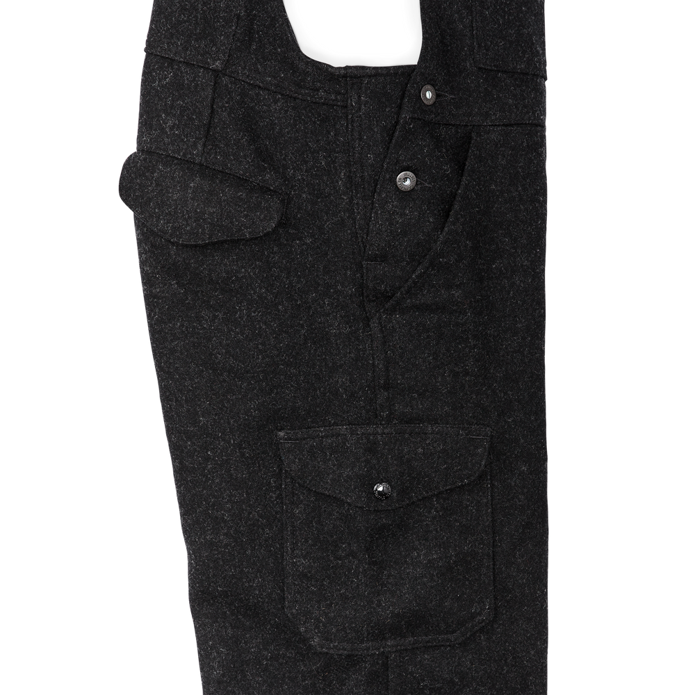 Mackinaw Wool Bibs - Charcoal | Filson