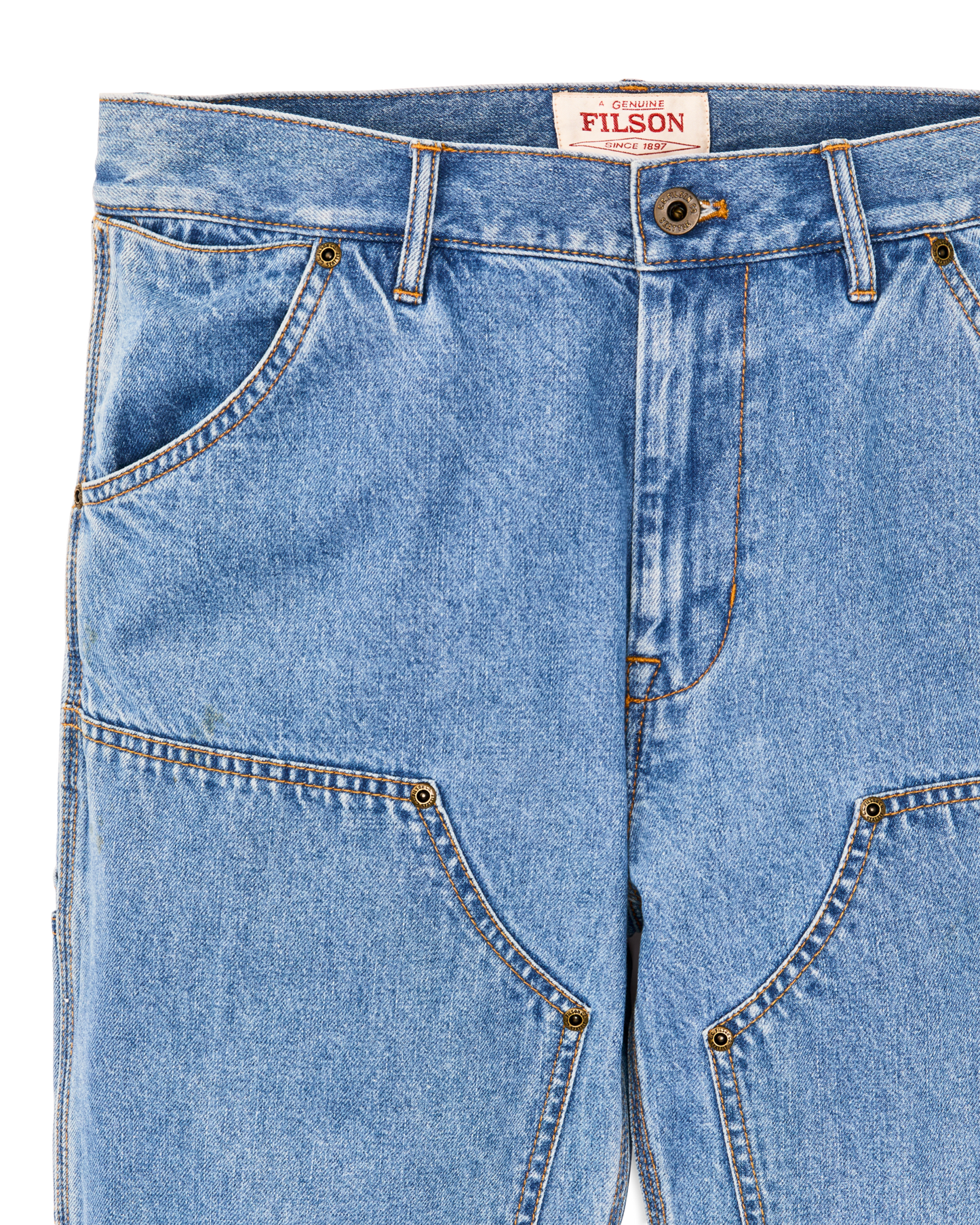 Alternate view of the Filson Women's 11-oz. Work Jeans - Medium Indigo
