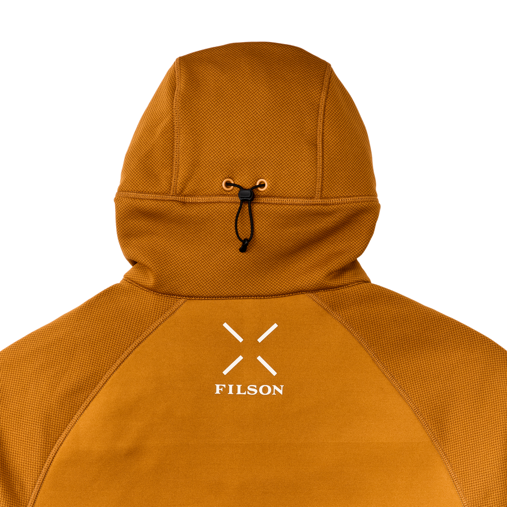 Alternate view of the Filson Filson X Ten Thousand Tactical Hoodie - Buckthorn Brown