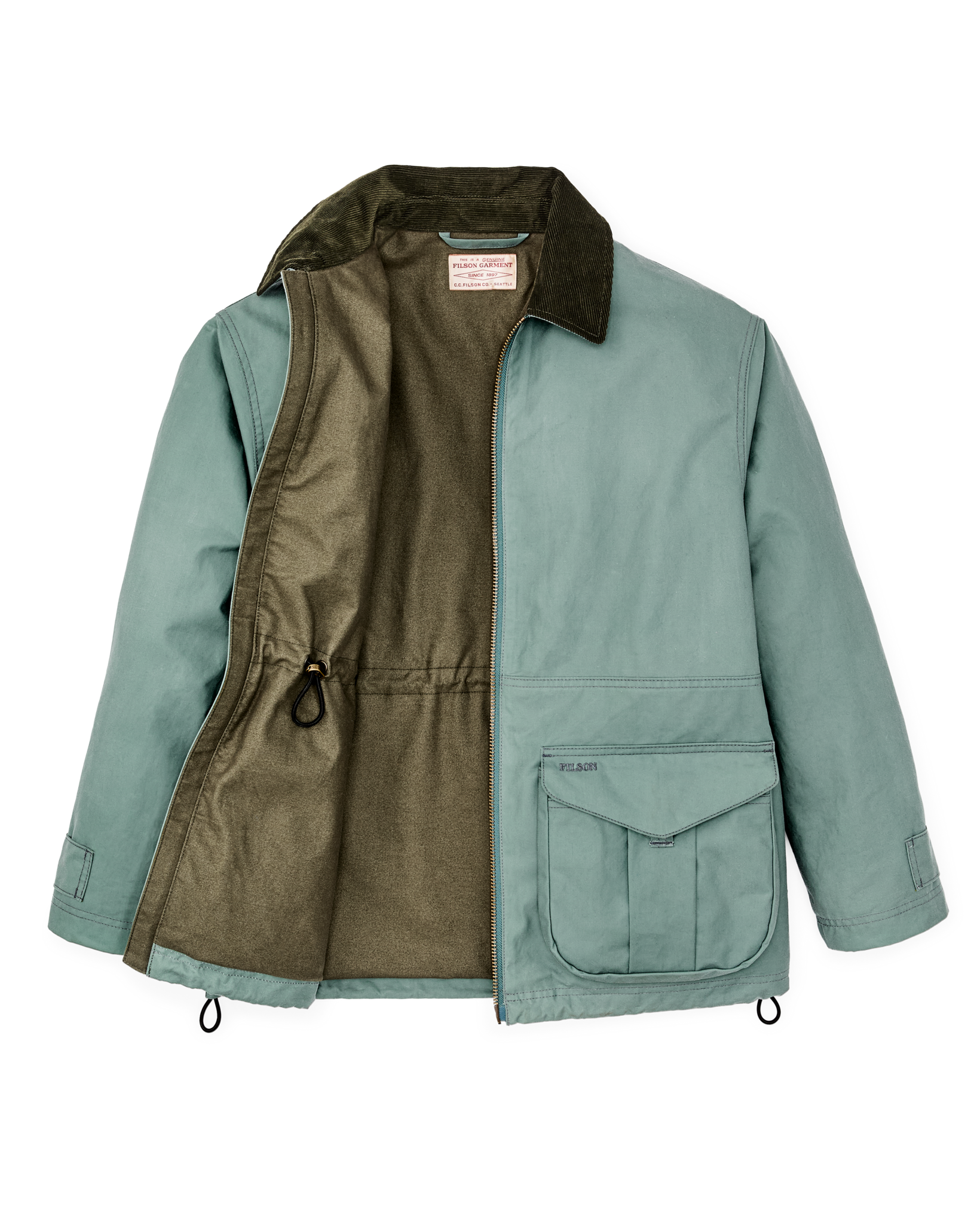 Women's Cover Cloth Raincoat - Balsam Green