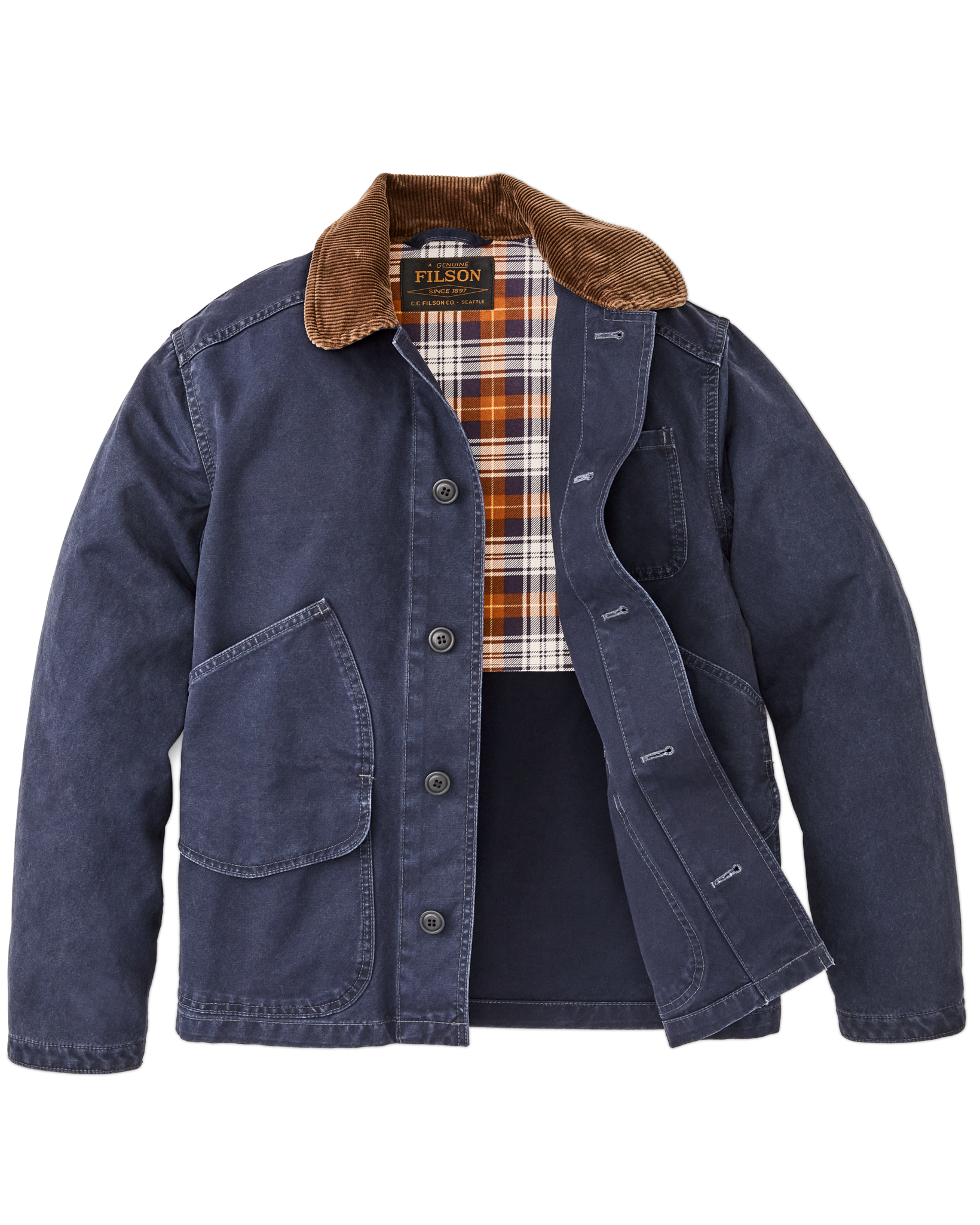Canvas Outfitter Jacket - Blue Mussel | Filson Canvas Outfitter Jacket - Blue Mussel | Filson