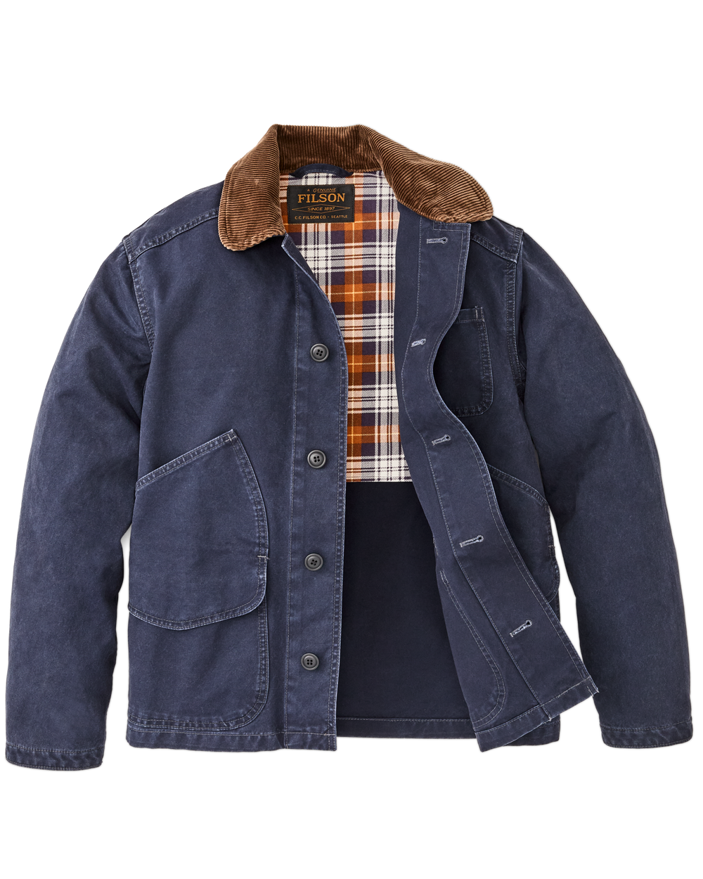 ヒ*シ様 FILSON　CANVAS OUTFITTER JACKET 　フィル Canvas Outfitter Jacket - Blue Mussel | Filson
