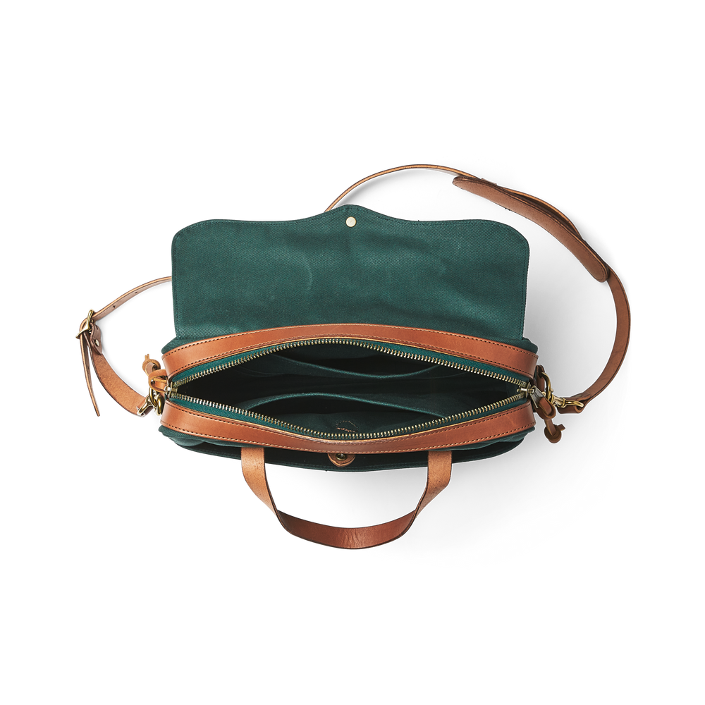 Alternate view of the Filson Original Briefcase - Hemlock