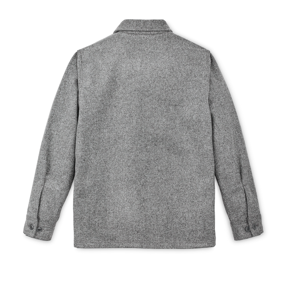 Alternate view of the Filson Wool Jac-shirt - Light Heather Gray