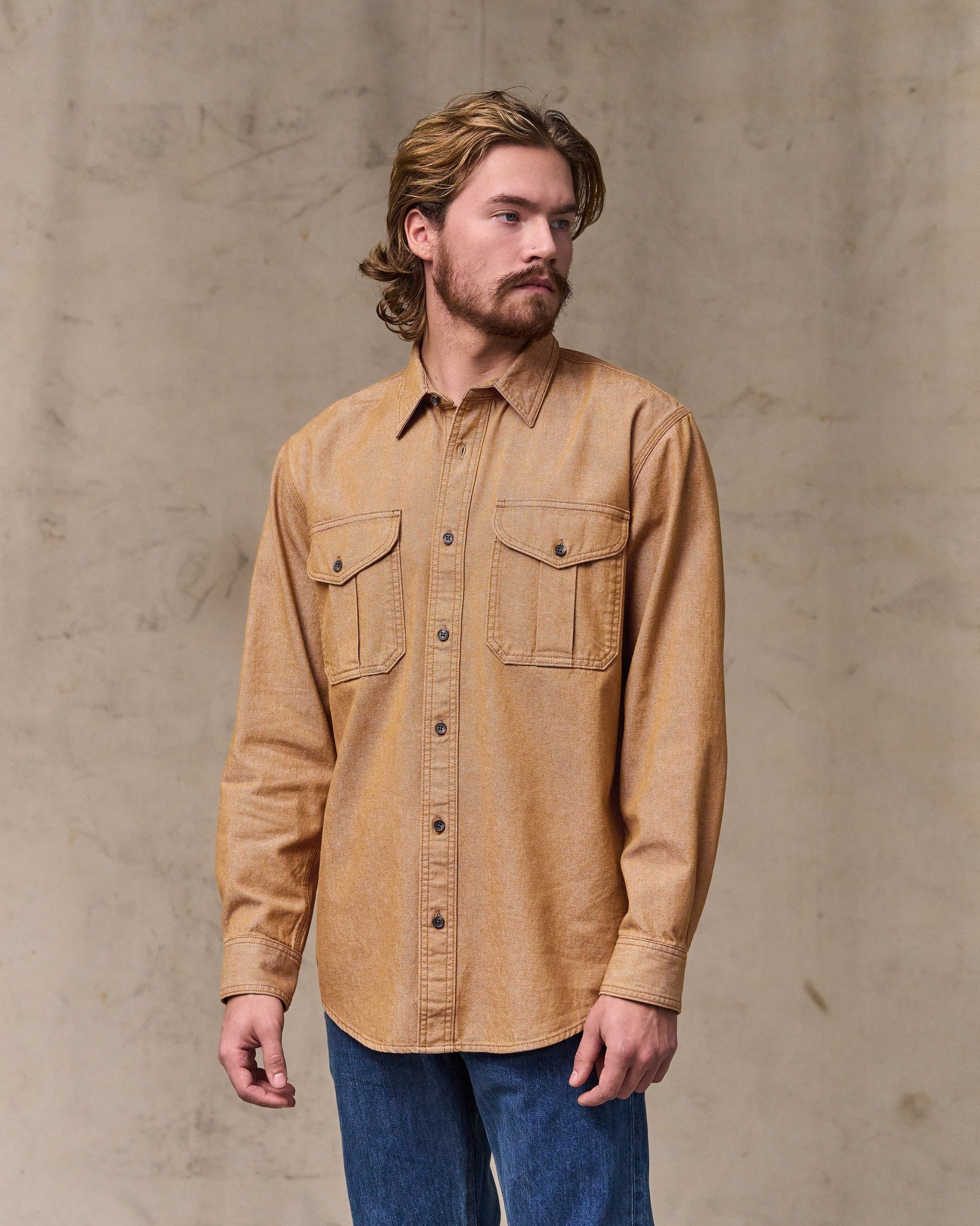 Denim Guide Shirt - Harvest Tan | Filson