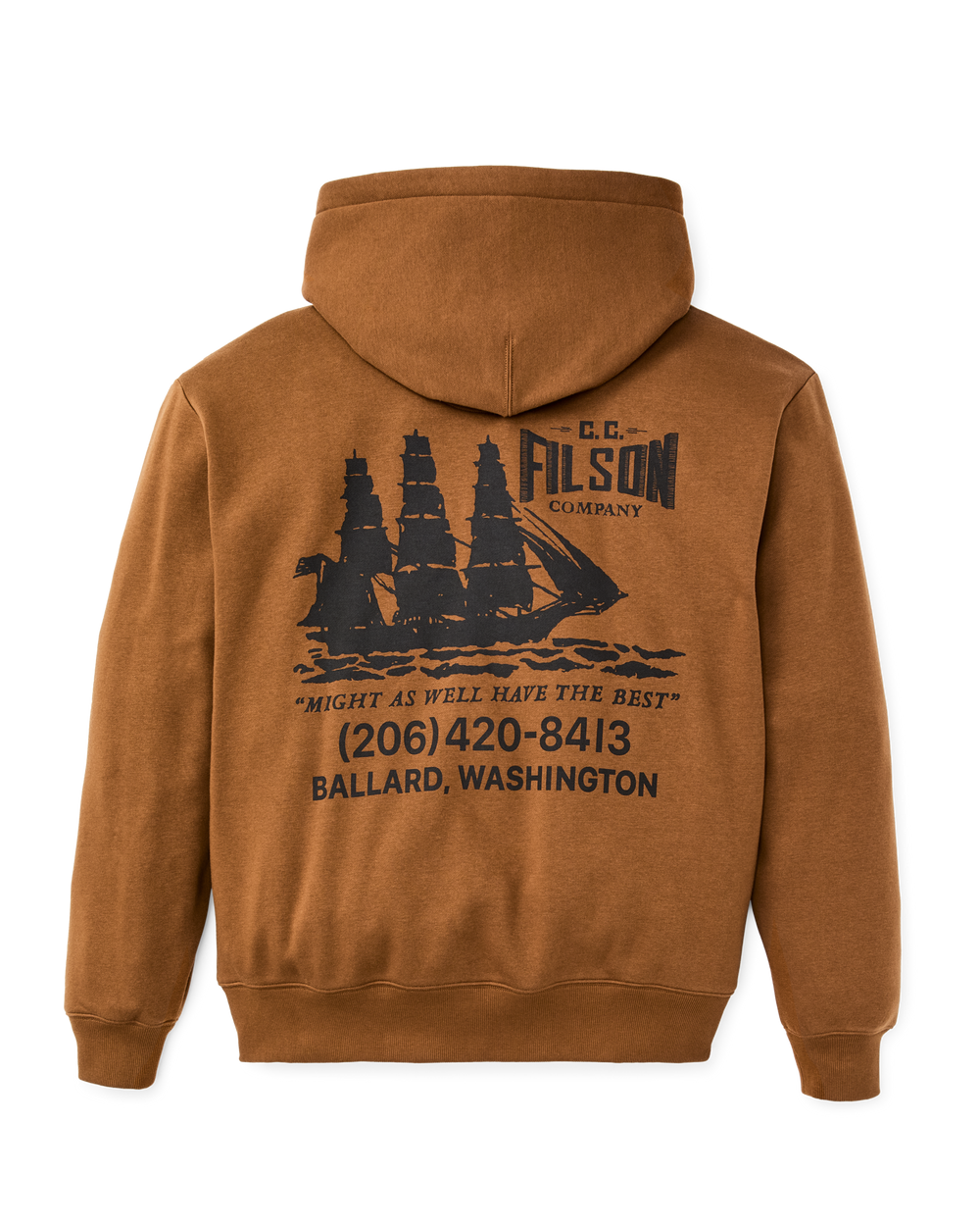 Ballard Graphic Hoodie - Whiskey