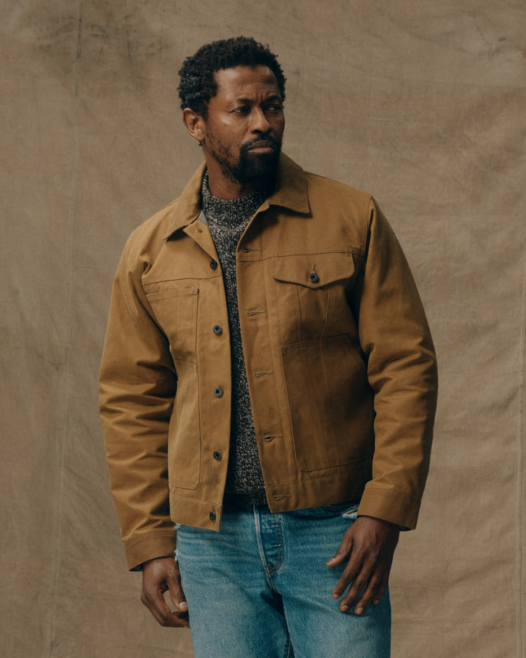 Filson Short Lined Cruiser Jacket, Dark Tan
