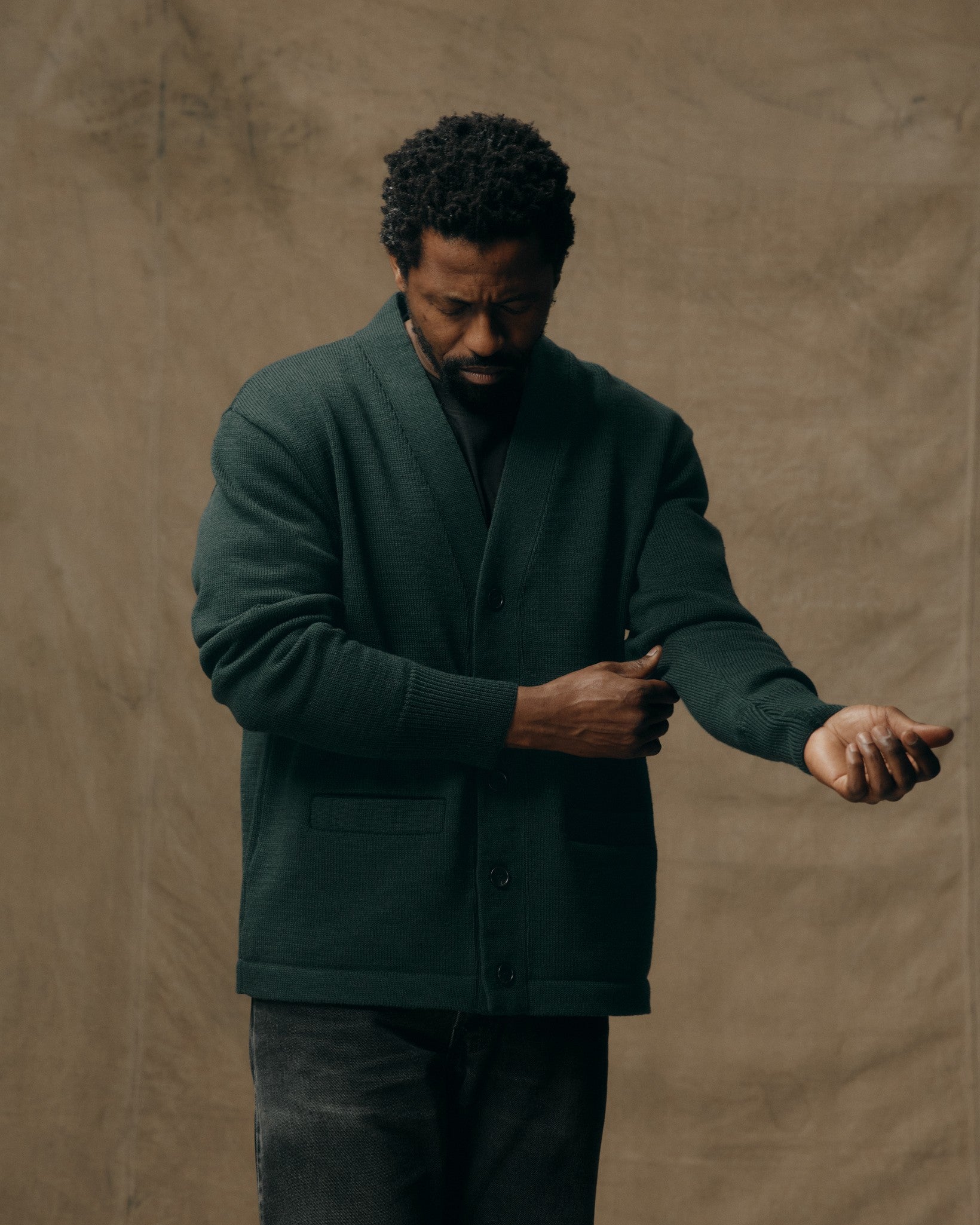 Guide Cardigan Sweater - Fir | Filson