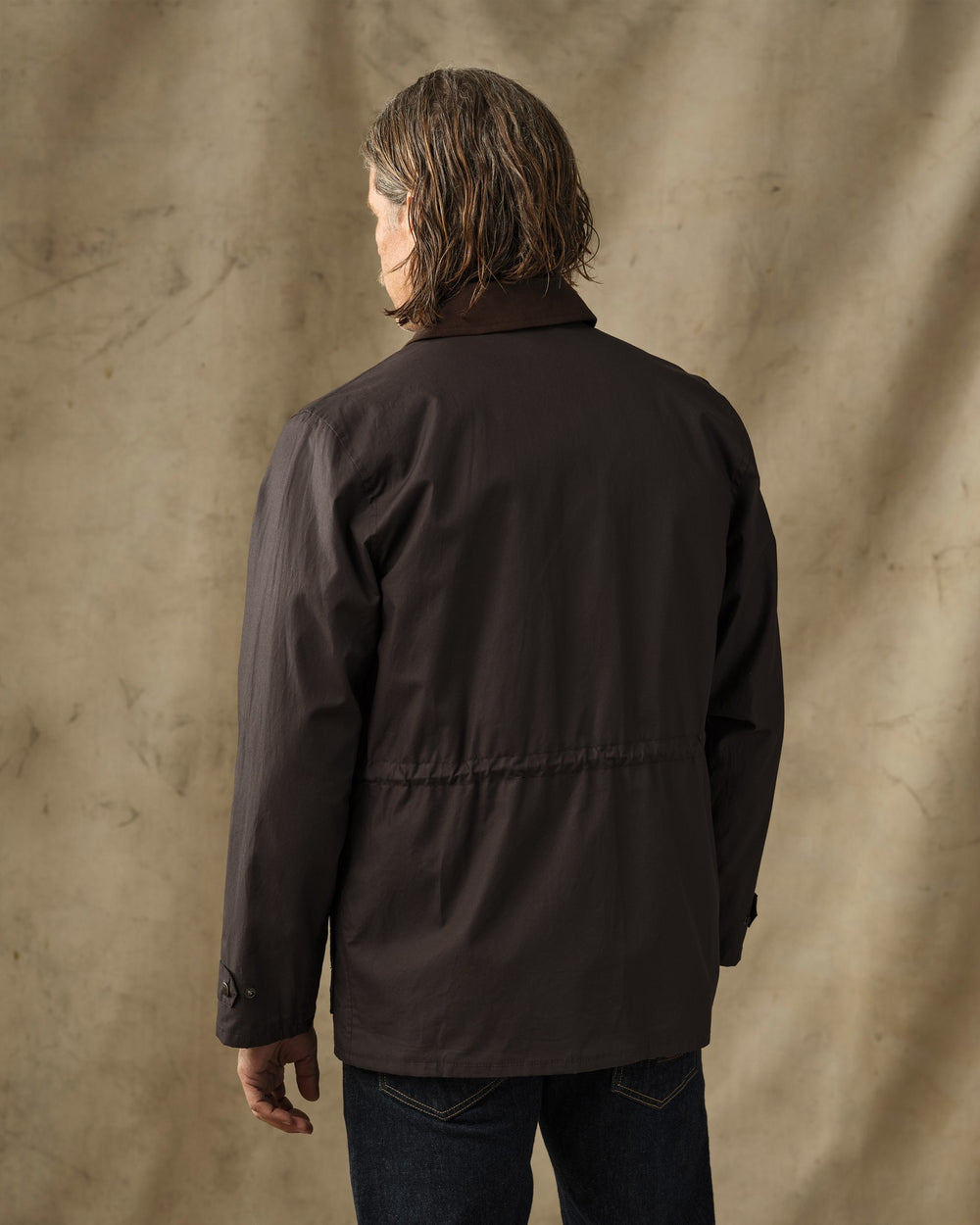 Dry Wax Mile Marker Coat - Dark Brown