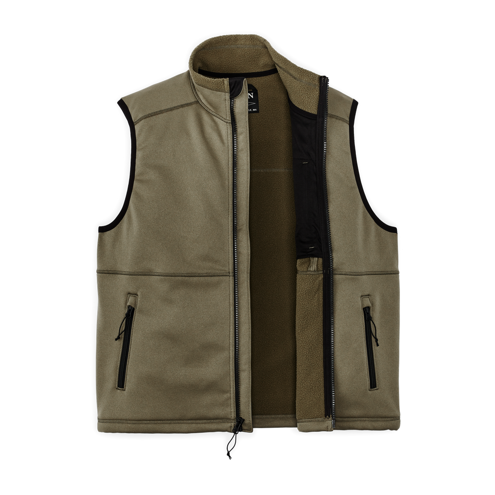 Alternate view of the Filson Granite Spire Fleece Vest  - Field Olive
