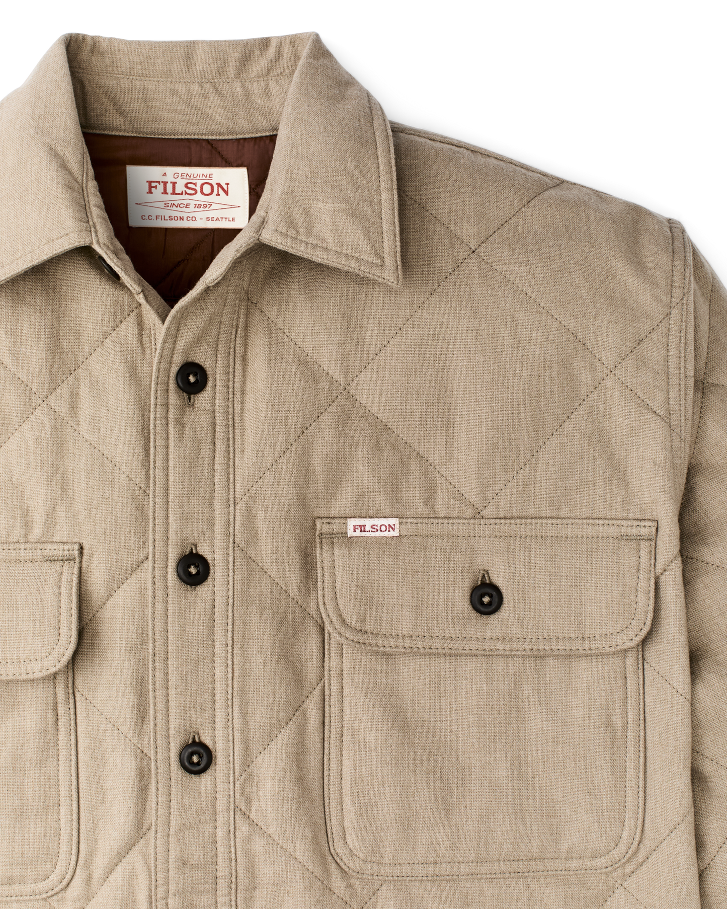 Insulated Flannel Shirt - Warm Khaki