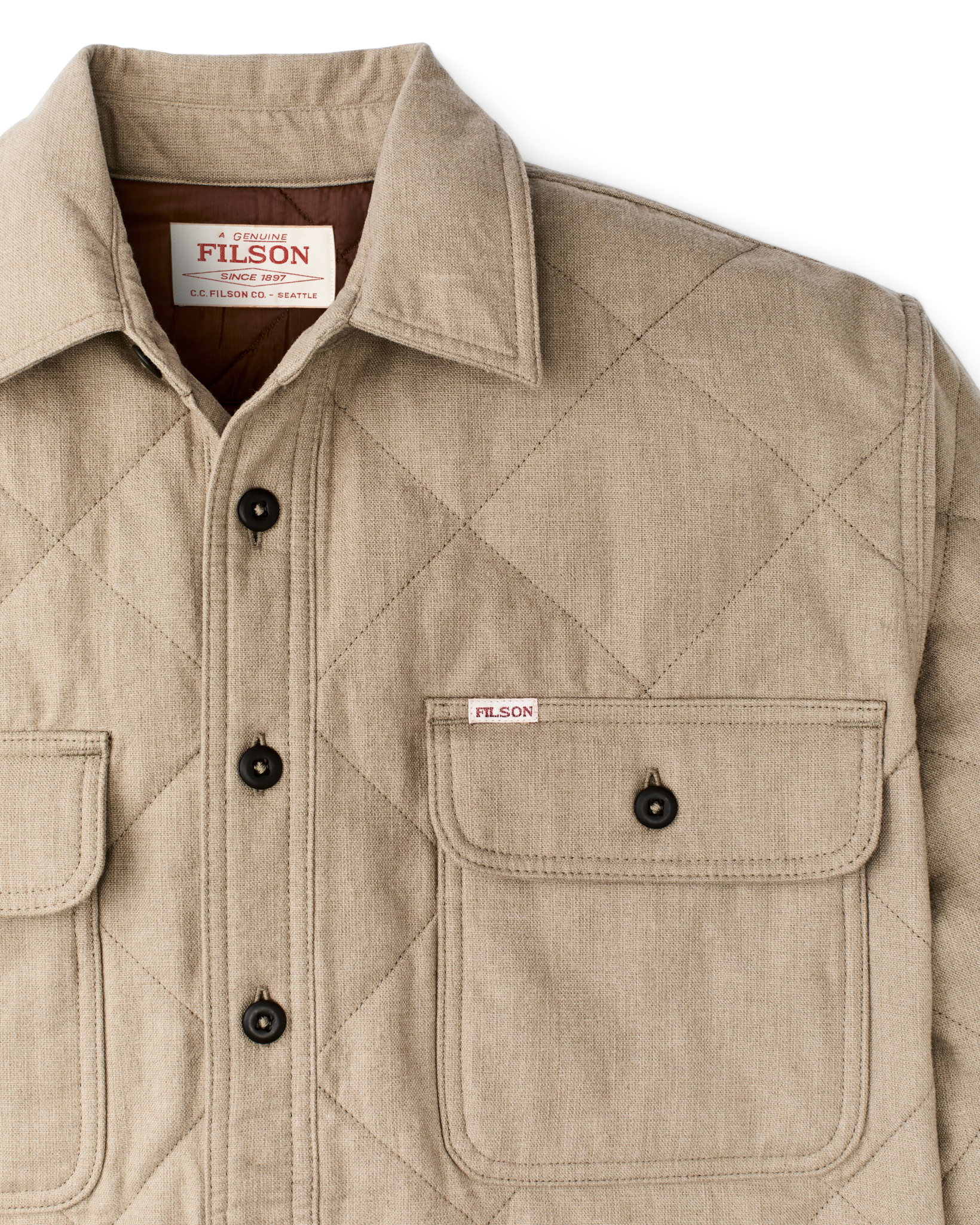 Insulated Flannel Shirt - Warm Khaki