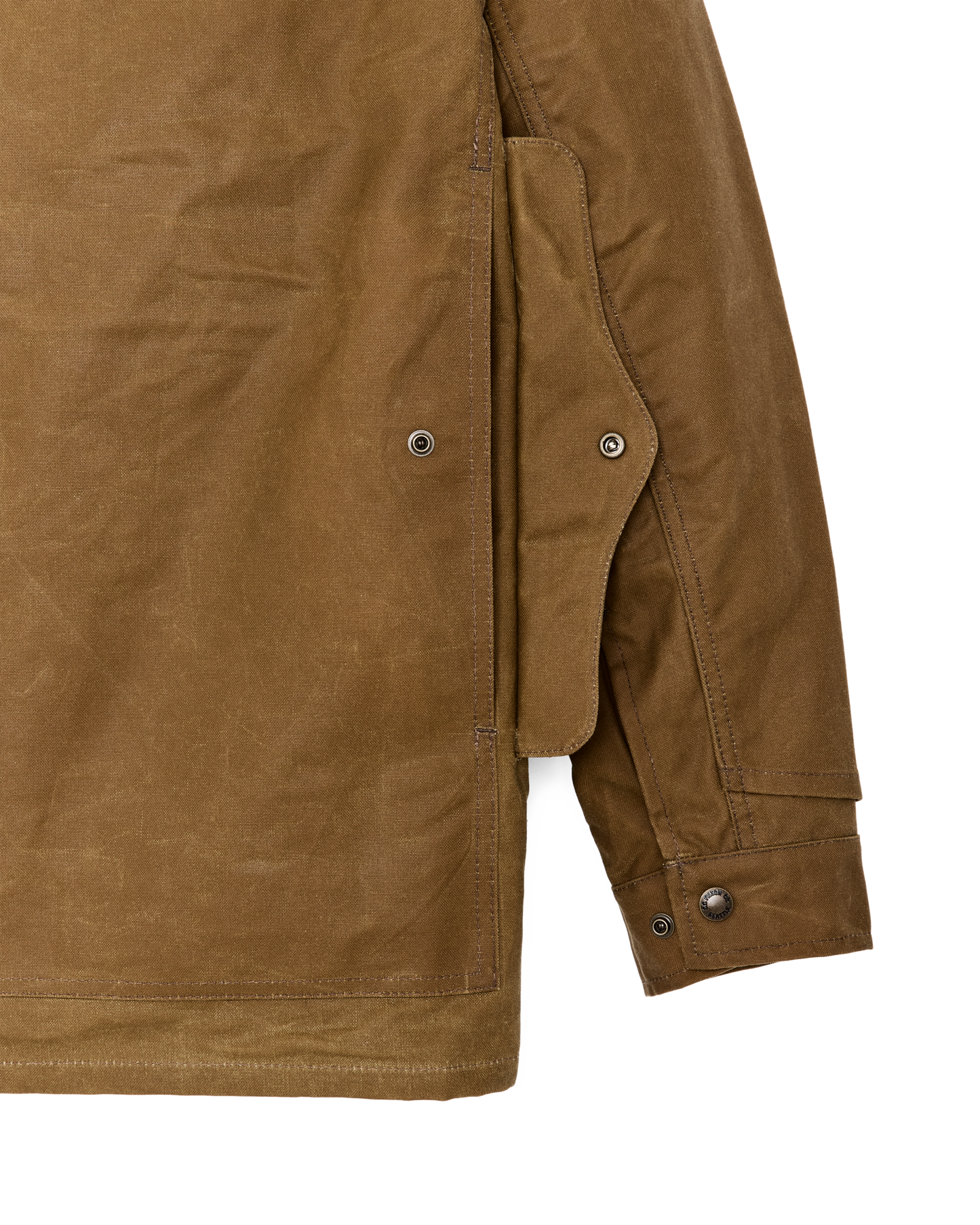 Lined Tin Cloth Cruiser Jacket - Dark Tan