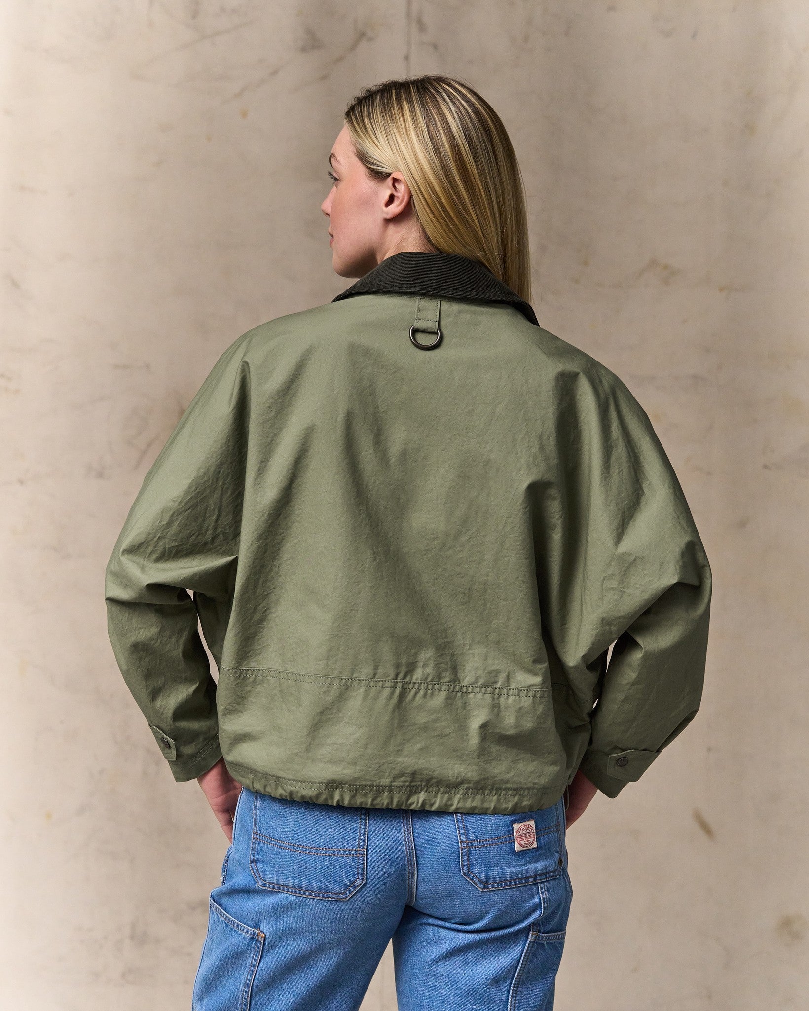 Women's Dry Wax Short Work Jacket - Slate Olive | Filson