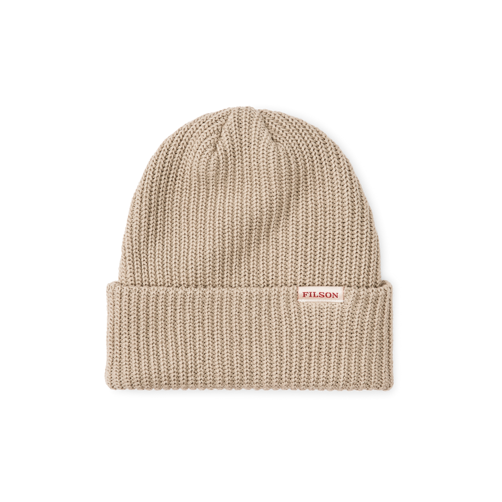 Front-facing image of the Filson Cotton Watch Cap - Sawdust
