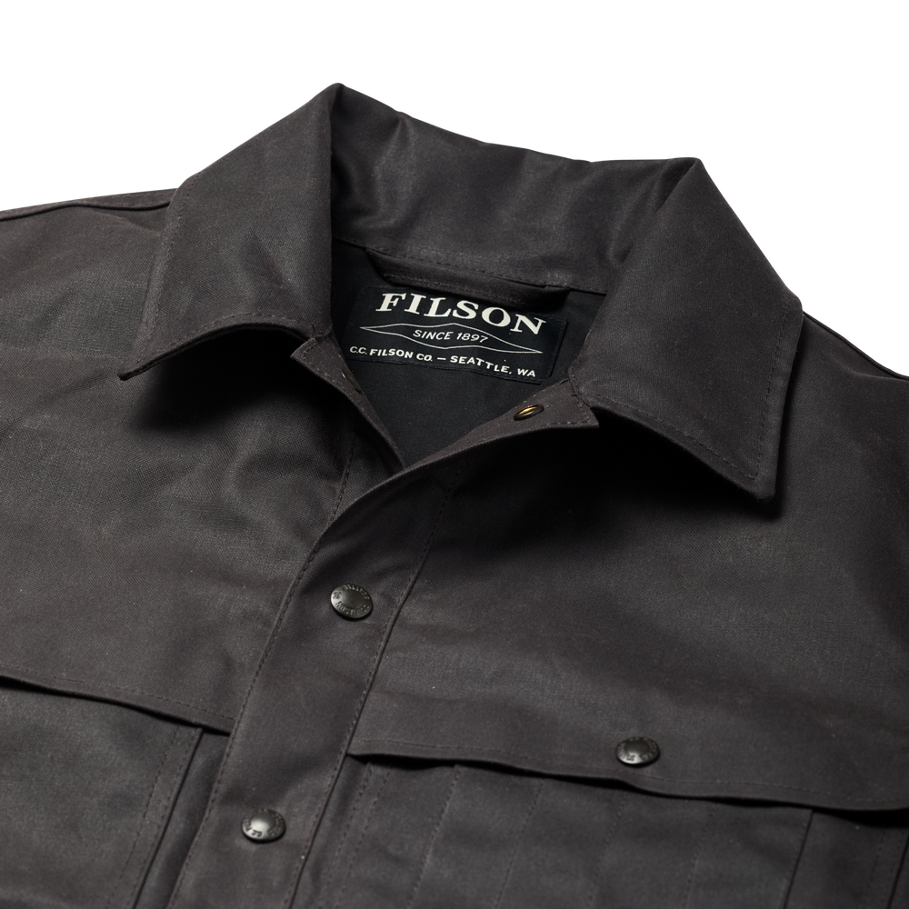 Alternate view of the Filson Lined Tin Cloth Cruiser Jacket - Cinder
